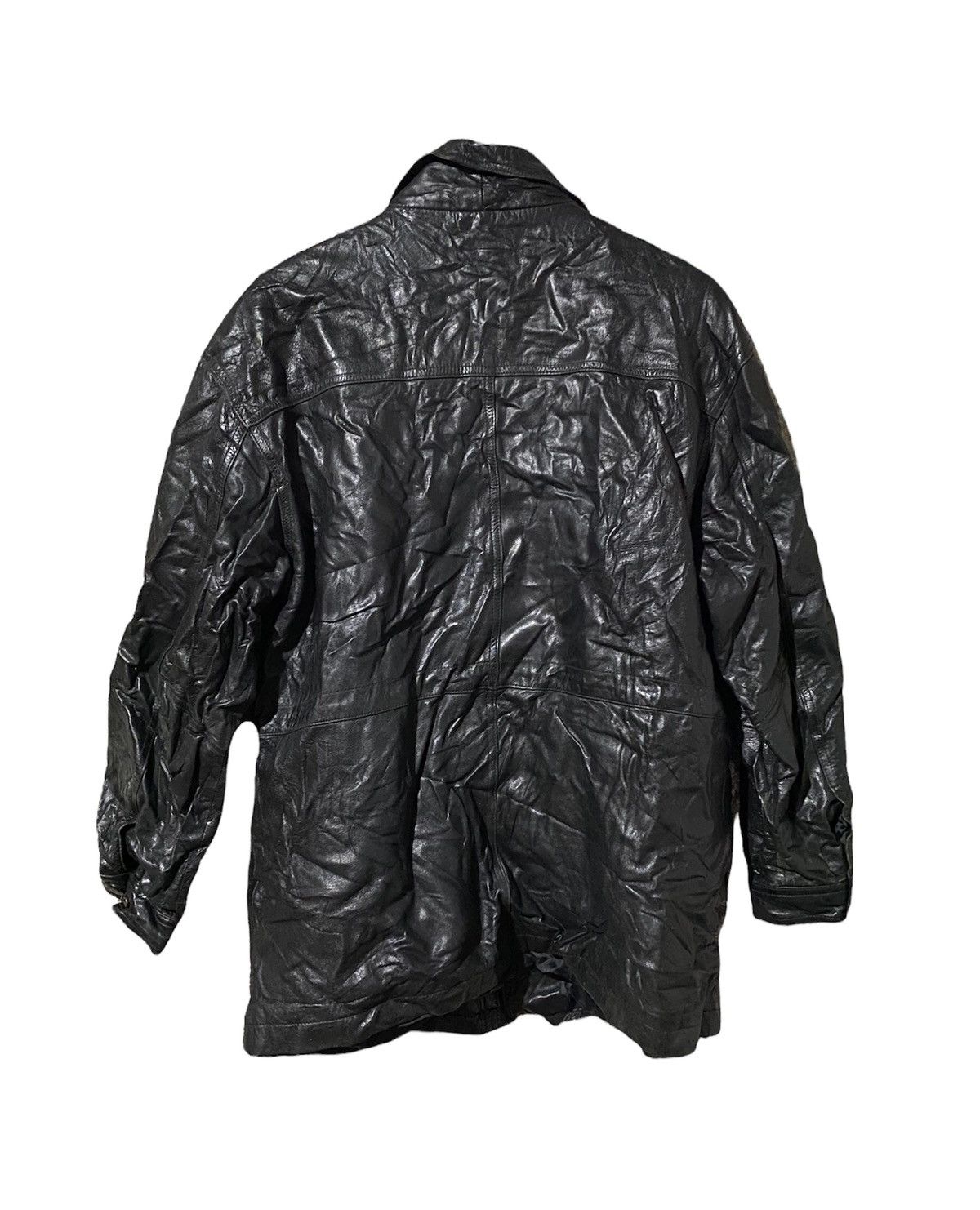 Vintage 🔥SALE🔥JENOVIA VINTAGE LEATHER JACKET Size US L / EU 52-54 / 3 - 2 Thumbnail