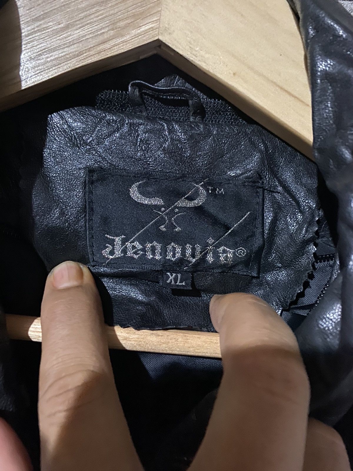 Vintage 🔥SALE🔥JENOVIA VINTAGE LEATHER JACKET Size US L / EU 52-54 / 3 - 5 Thumbnail