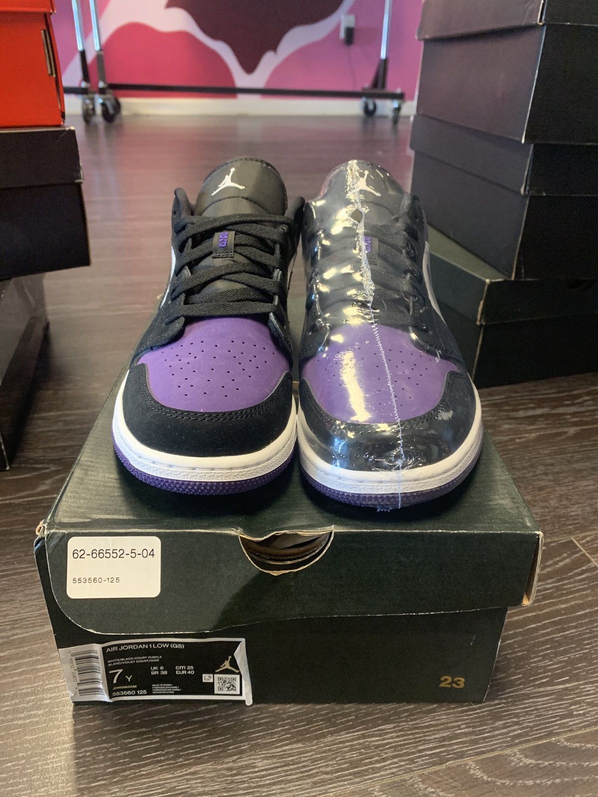 Air Jordan 1 Retro Low GS outlet Court Purple