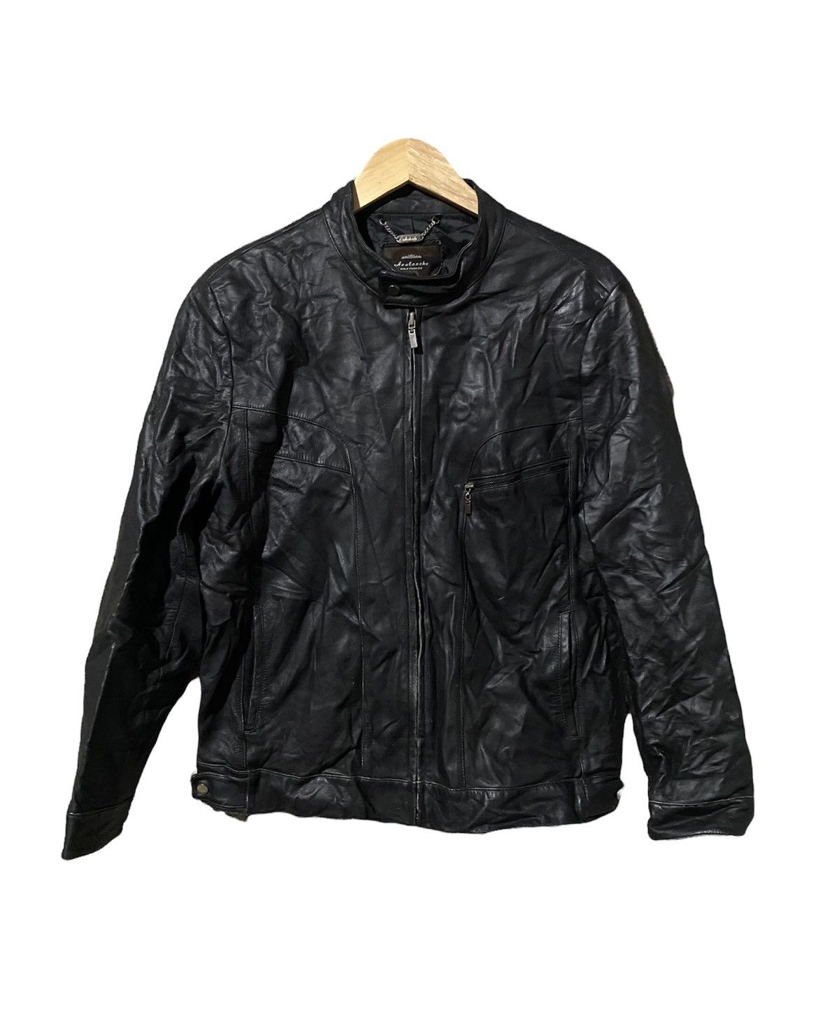 Leather 🔥SALE🔥AVALANCHE BIKER LEATHER JACKET Size US M / EU 48-50 / 2 - 1 Thumbnail