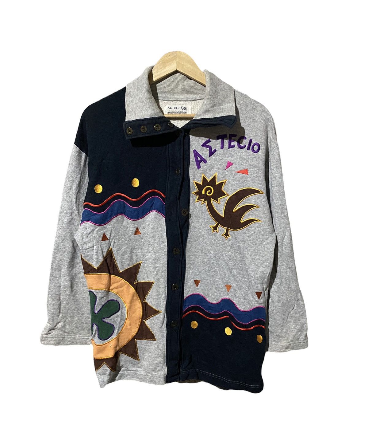 🔥SALE🔥AZTECIO EMBROIDERY LOGOS DESIGN BUTTON UP