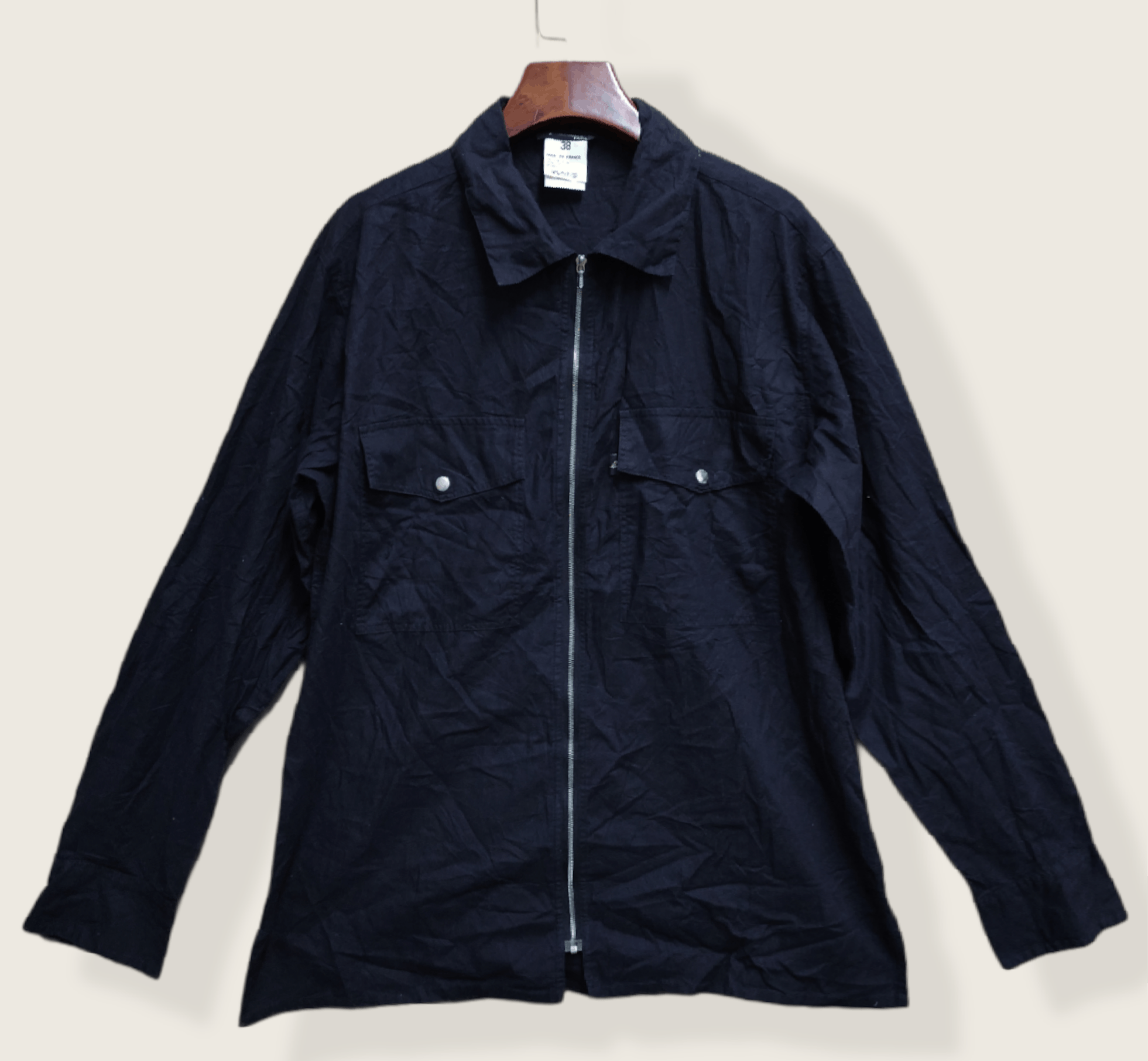agnes b. AGNES B. VINTAGE ZIP UP SHIRT Size US L / EU 52-54 / 3 - 1 Thumbnail