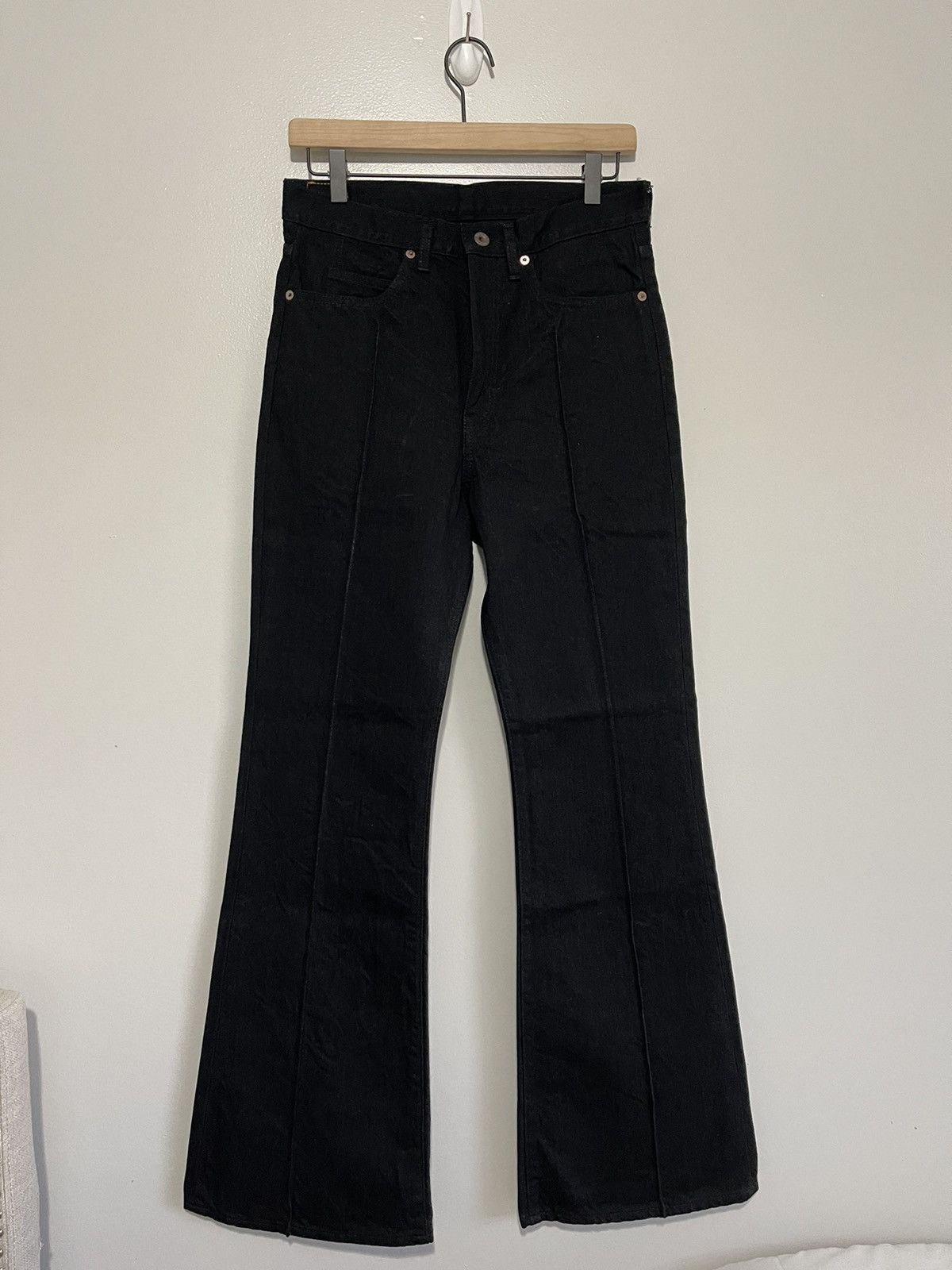 Kapital Kapital Japan 14oz Black Denim Pants Flare 5P