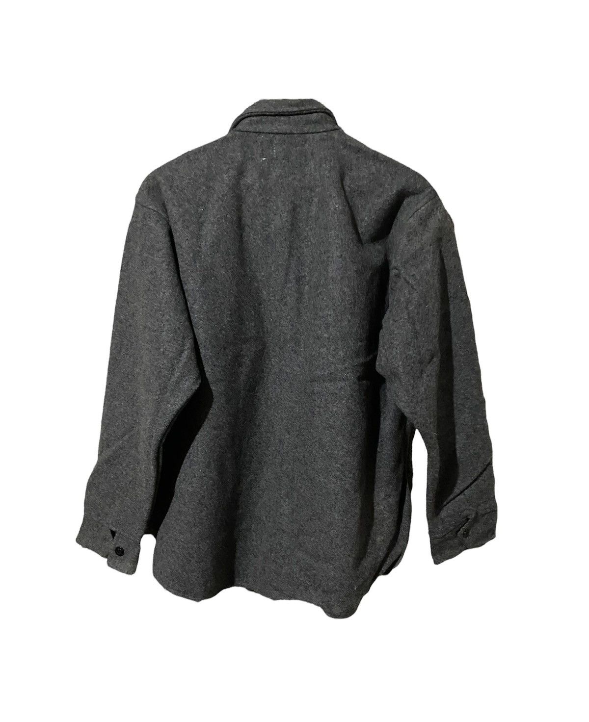 Vintage VINTAGE 70S MELTON WOOL OVERSHIRT MADE IN USA WOOL FABRIC Size US L / EU 52-54 / 3 - 2 Thumbnail