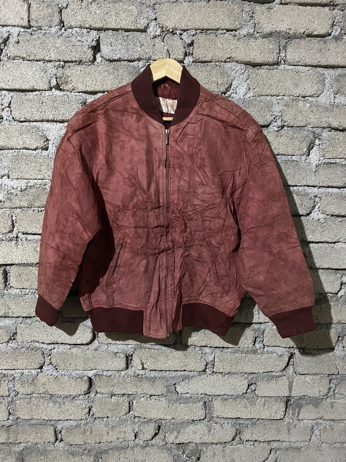 Japanese Brand 🔥SALE🔥PEYTON PLACE SUEDE LEATHER BOMBER JACKET Size US M / EU 48-50 / 2 - 6 Thumbnail