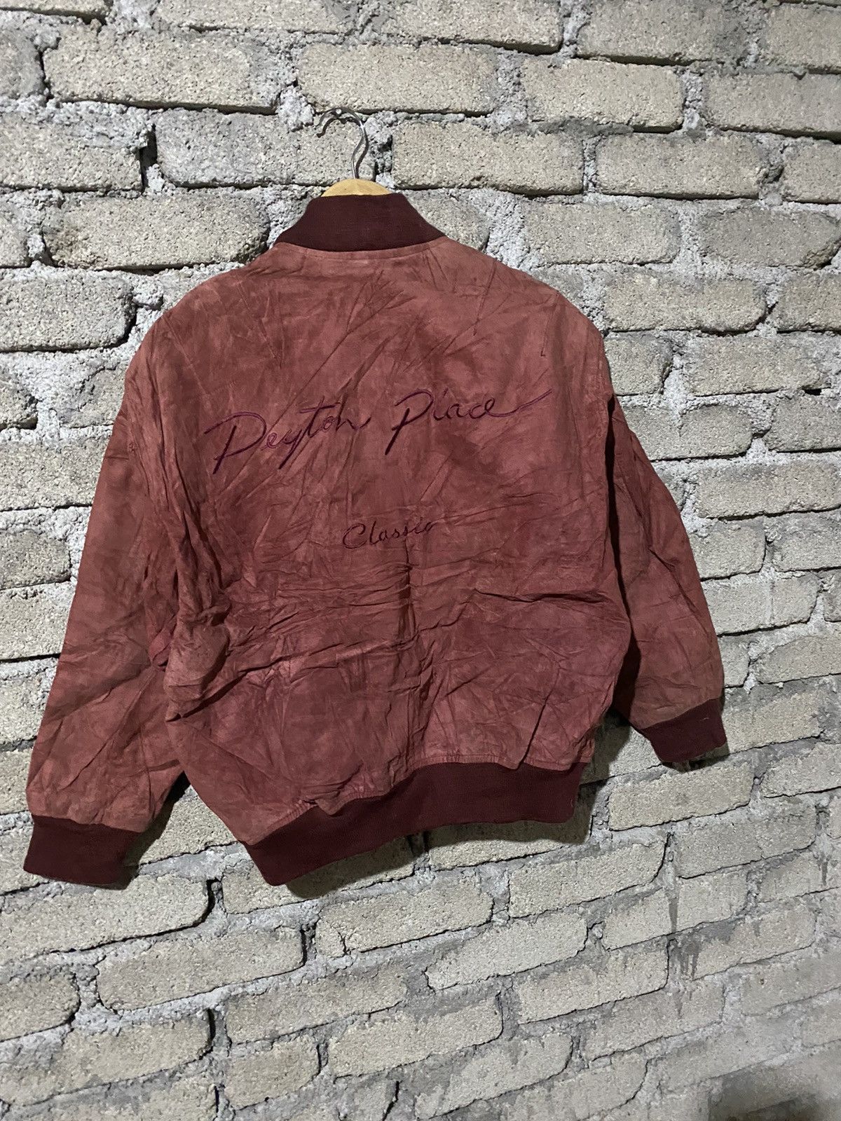 Japanese Brand 🔥SALE🔥PEYTON PLACE SUEDE LEATHER BOMBER JACKET Size US M / EU 48-50 / 2 - 3 Thumbnail