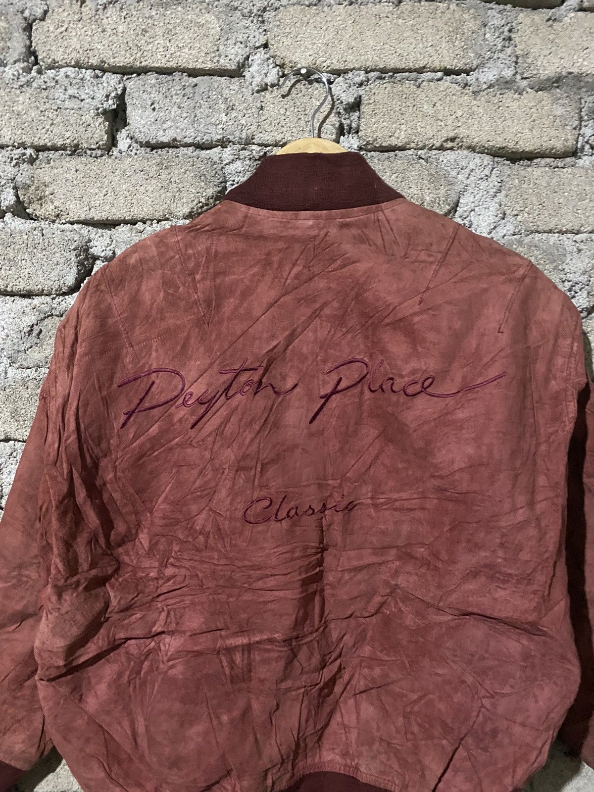 Japanese Brand 🔥SALE🔥PEYTON PLACE SUEDE LEATHER BOMBER JACKET Size US M / EU 48-50 / 2 - 5 Thumbnail