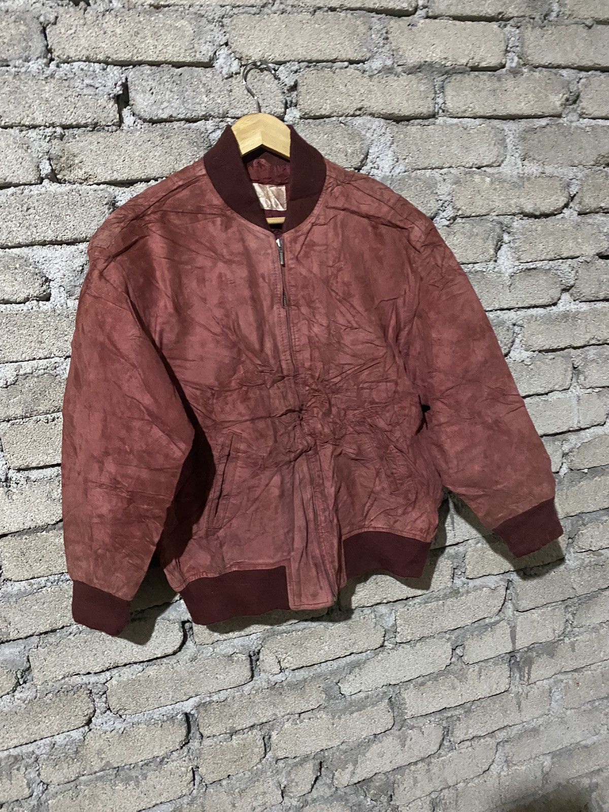 Japanese Brand 🔥SALE🔥PEYTON PLACE SUEDE LEATHER BOMBER JACKET Size US M / EU 48-50 / 2 - 8 Thumbnail