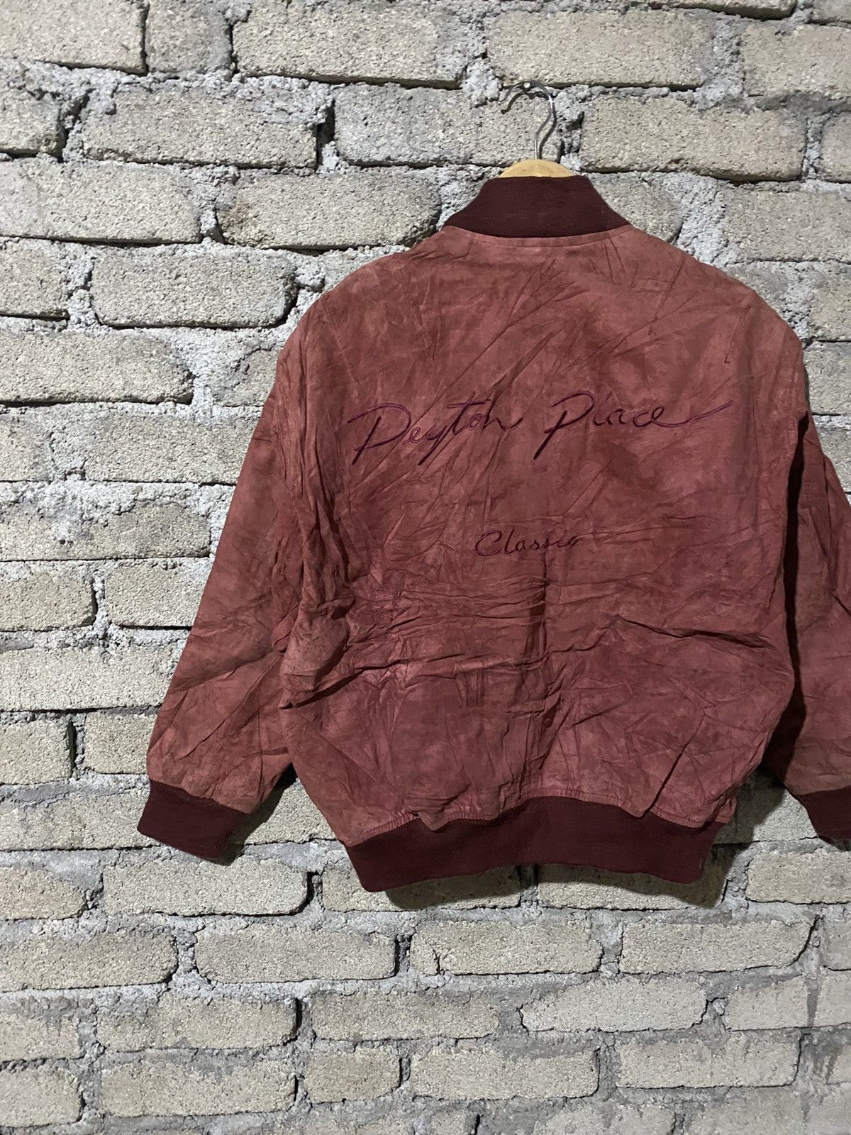 Japanese Brand 🔥SALE🔥PEYTON PLACE SUEDE LEATHER BOMBER JACKET Size US M / EU 48-50 / 2 - 4 Thumbnail
