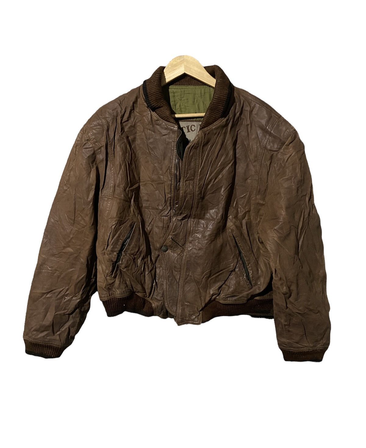 Vintage 🔥SALE🔥MARIO DI MAGGIO ARCTIC DIVISION LEATHER JACKET Size US L / EU 52-54 / 3 - 2 Thumbnail