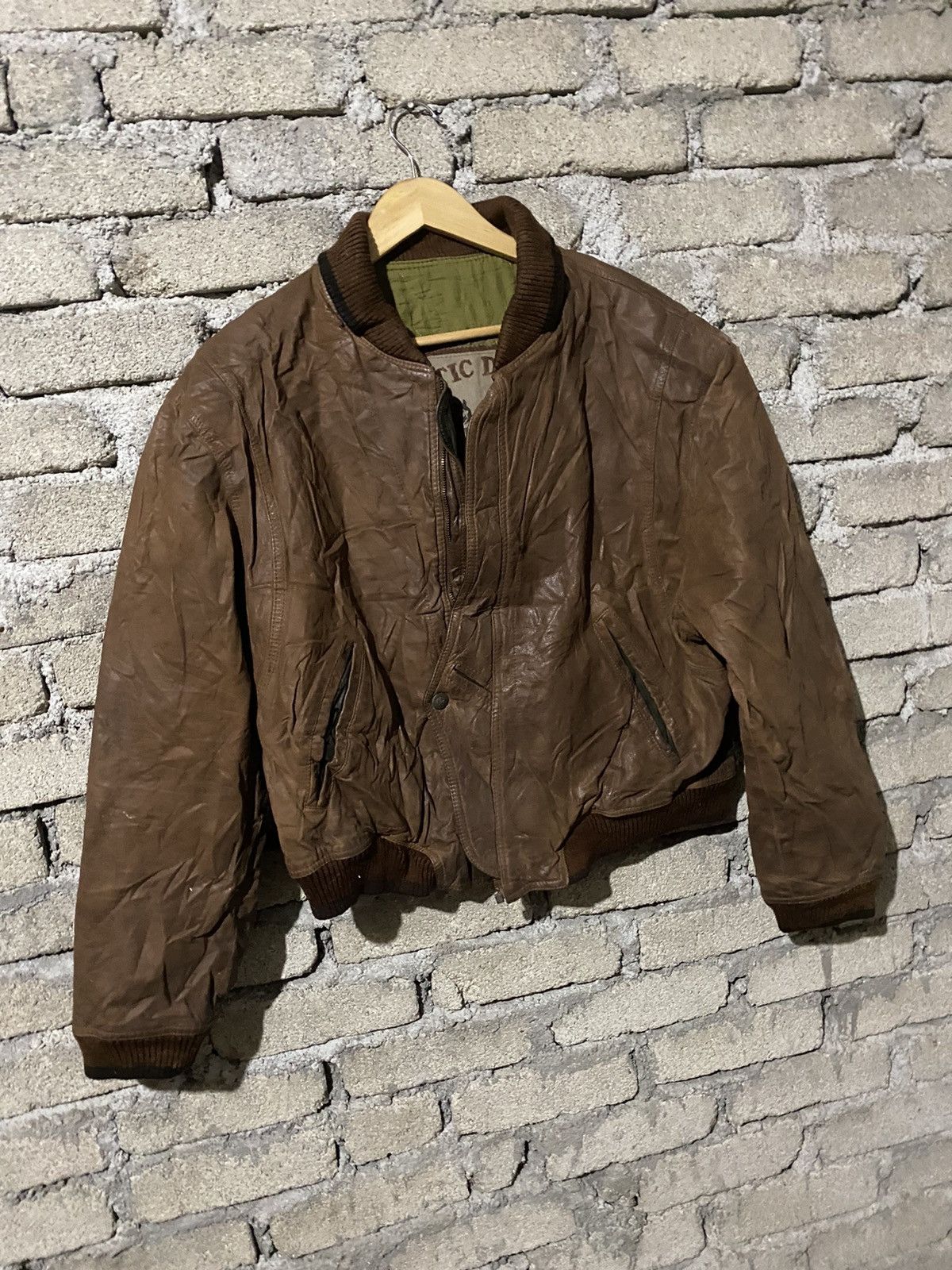 Vintage 🔥SALE🔥MARIO DI MAGGIO ARCTIC DIVISION LEATHER JACKET Size US L / EU 52-54 / 3 - 5 Thumbnail