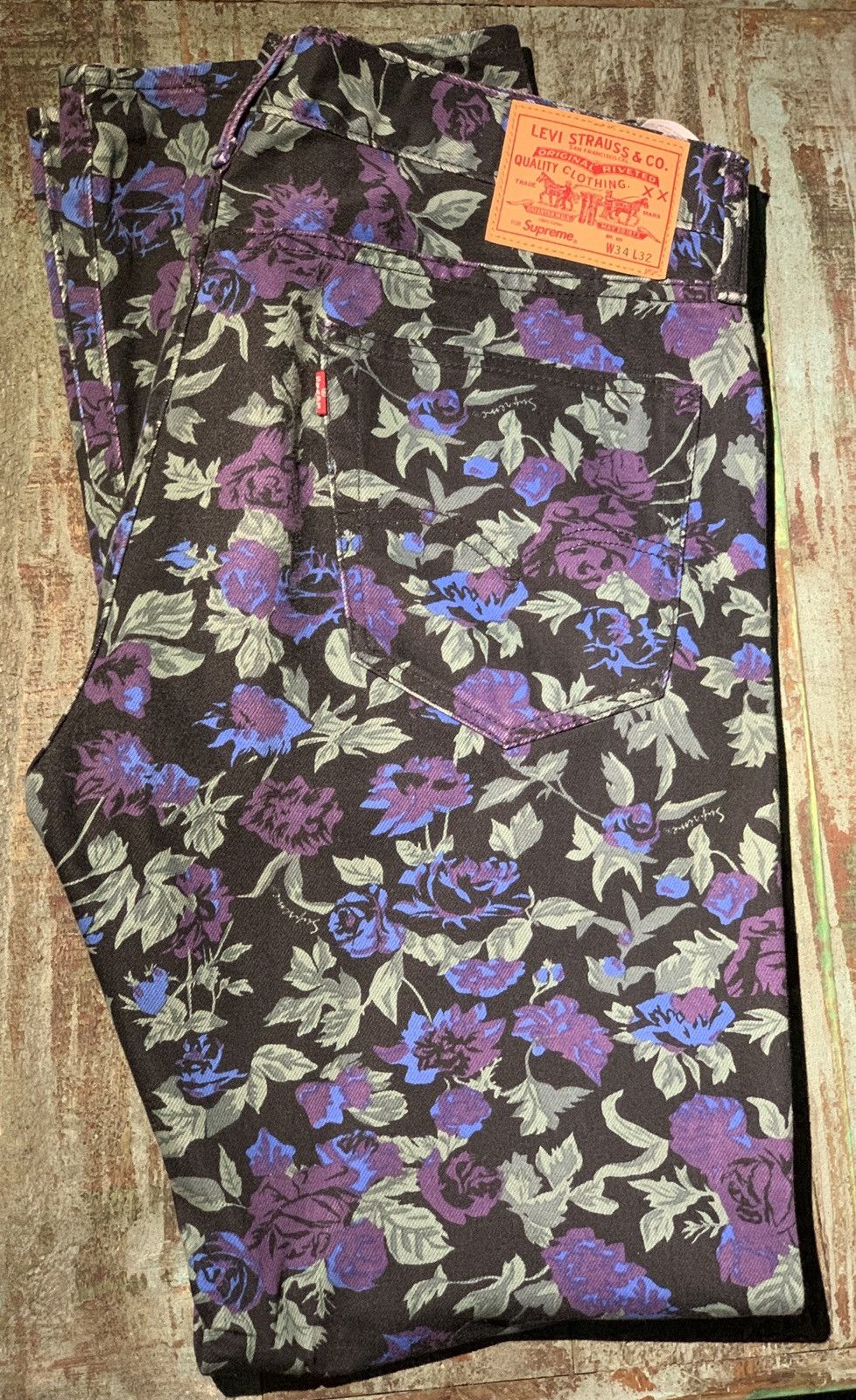 Supreme Floral Pants | Grailed
