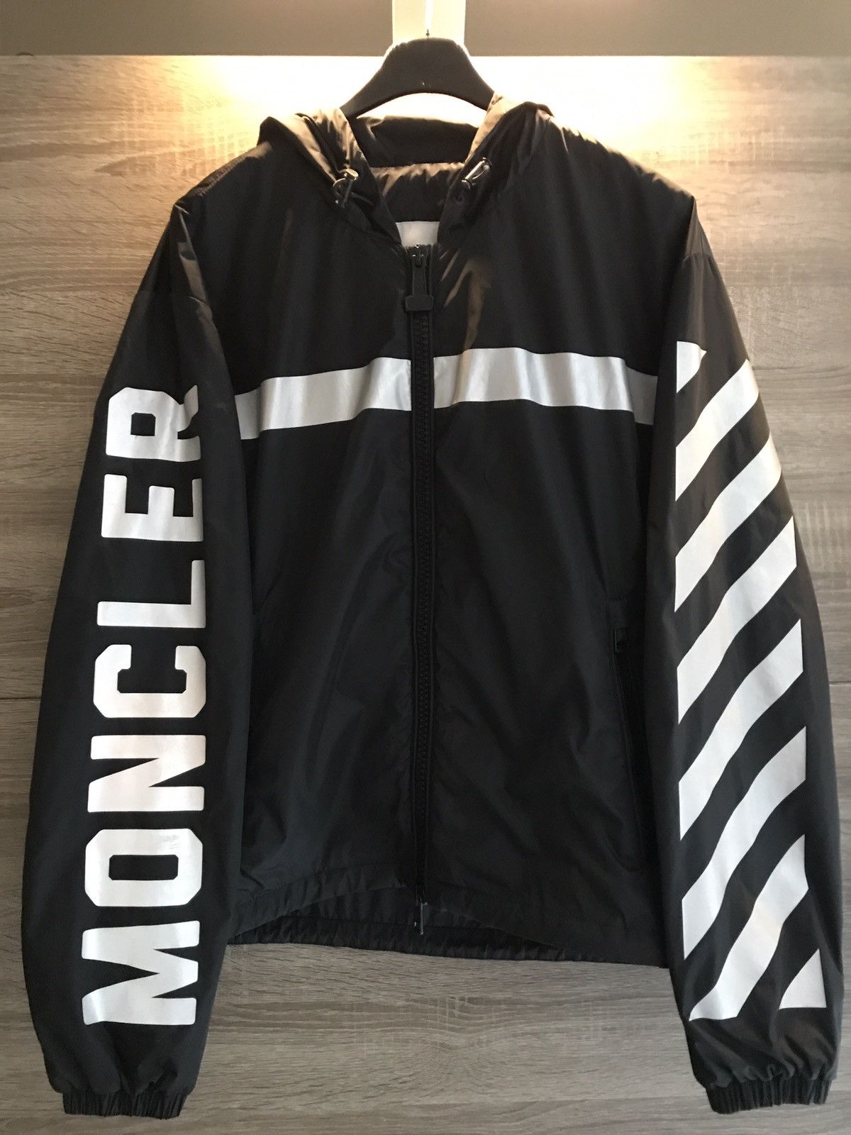 Off white store x moncler windbreaker