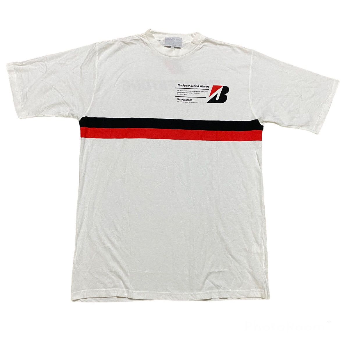 Sports Specialties Vintage Y2K Bridgestone Motorsport Shirt Spellout Size US XL / EU 56 / 4 - 2 Thumbnail