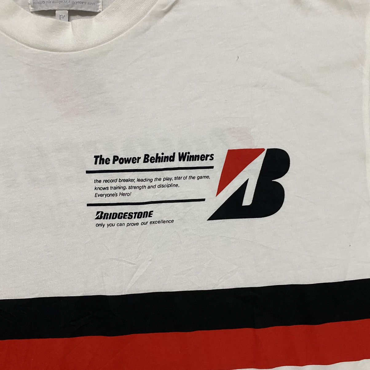 Sports Specialties Vintage Y2K Bridgestone Motorsport Shirt Spellout Size US XL / EU 56 / 4 - 6 Thumbnail