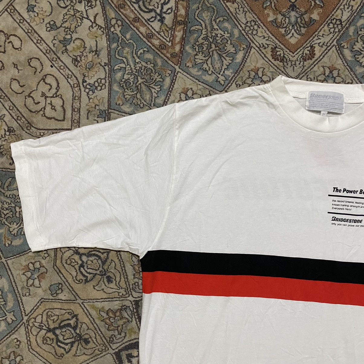 Sports Specialties Vintage Y2K Bridgestone Motorsport Shirt Spellout Size US XL / EU 56 / 4 - 5 Thumbnail