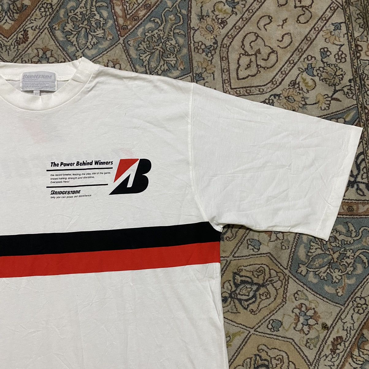 Sports Specialties Vintage Y2K Bridgestone Motorsport Shirt Spellout Size US XL / EU 56 / 4 - 4 Thumbnail