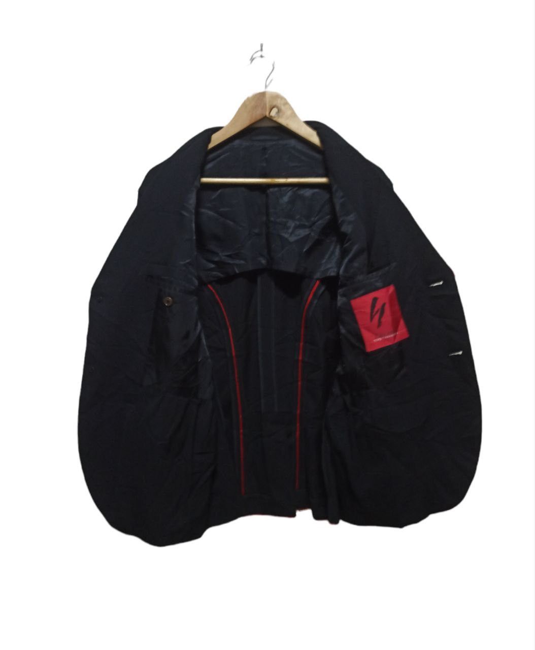 Y's × Y's for Men × Yohji Yamamoto Vintage Suit Yohji Yamamoto Virgin Wool Blazer Size 54R - 5 Thumbnail