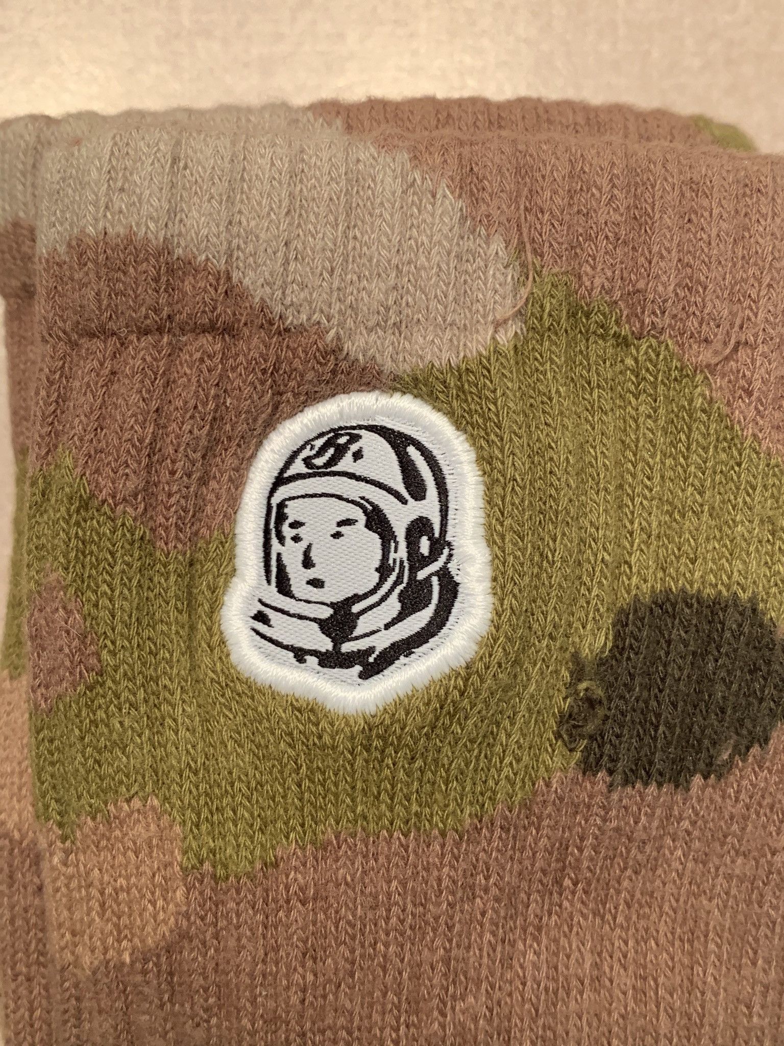 Billionaire Boys Club × Icecream × Pharrell *RARE* Billionaire Boys Club BBC Camo Astronaut Patch Socks Size ONE SIZE - 2 Thumbnail