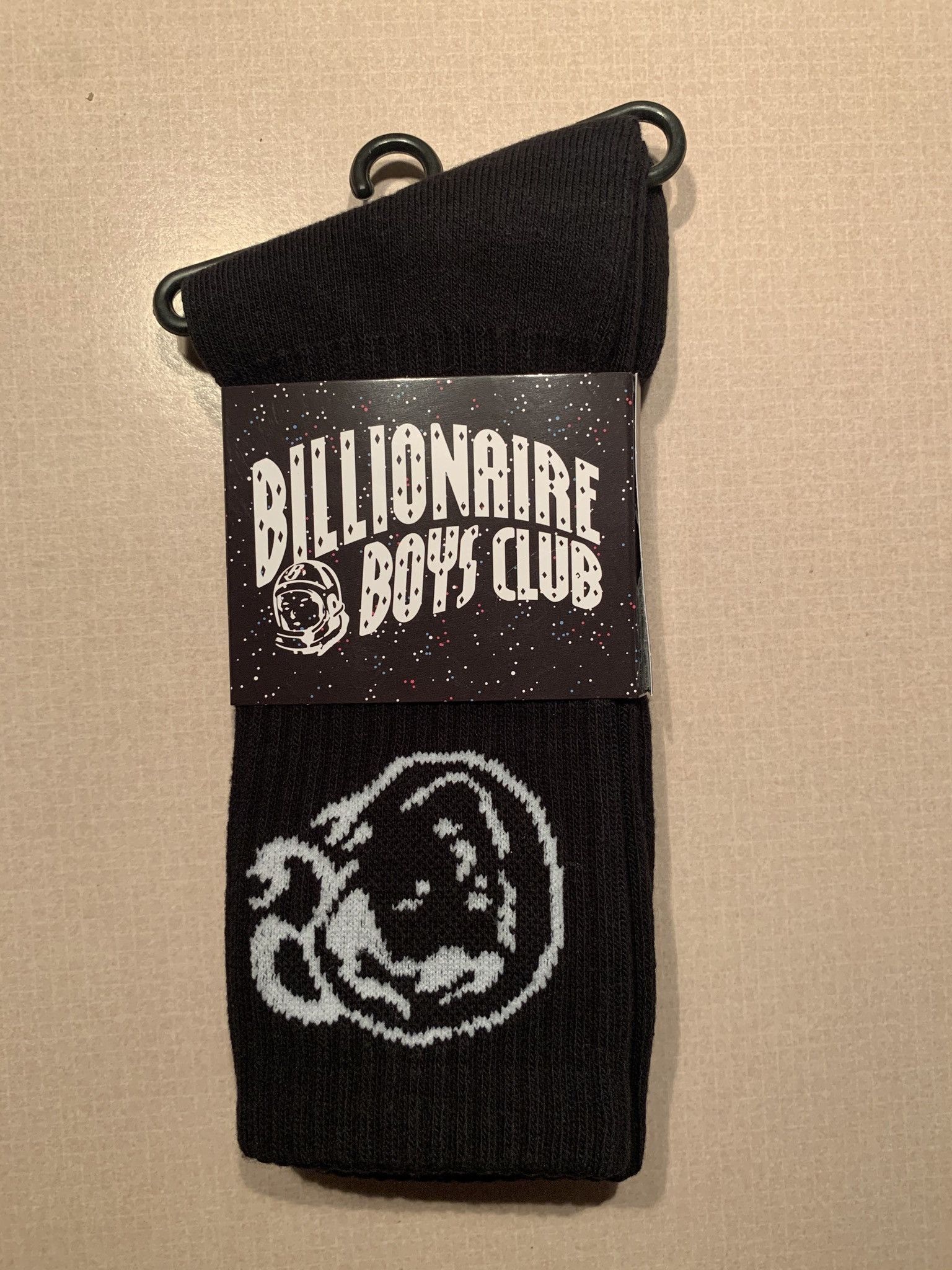 Billionaire Boys Club × Icecream × Pharrell *RARE* Billionaire Boys Club BBC Astronaut Space Man Socks Size ONE SIZE - 1 Thumbnail