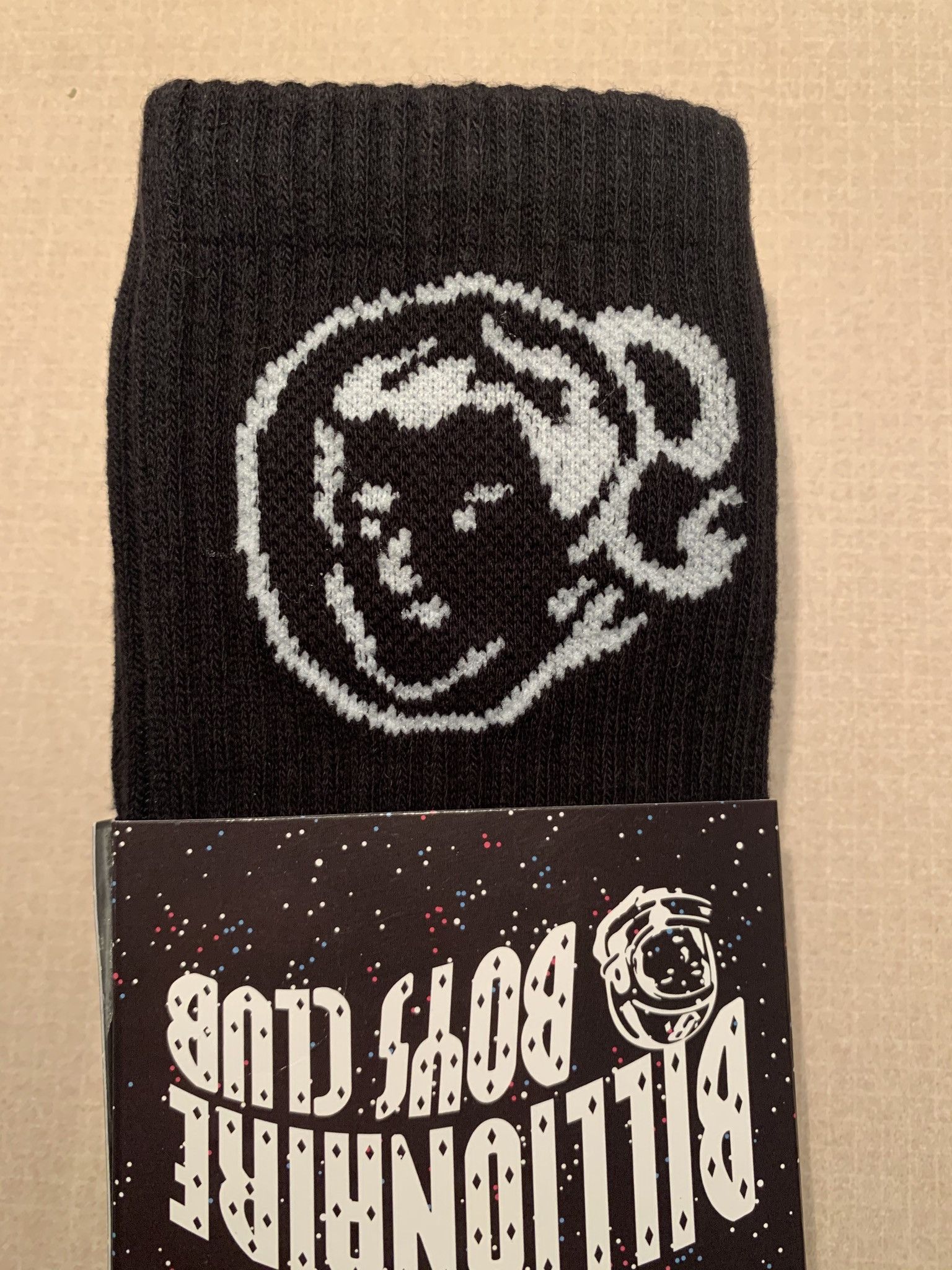 Billionaire Boys Club × Icecream × Pharrell *RARE* Billionaire Boys Club BBC Astronaut Space Man Socks Size ONE SIZE - 2 Thumbnail