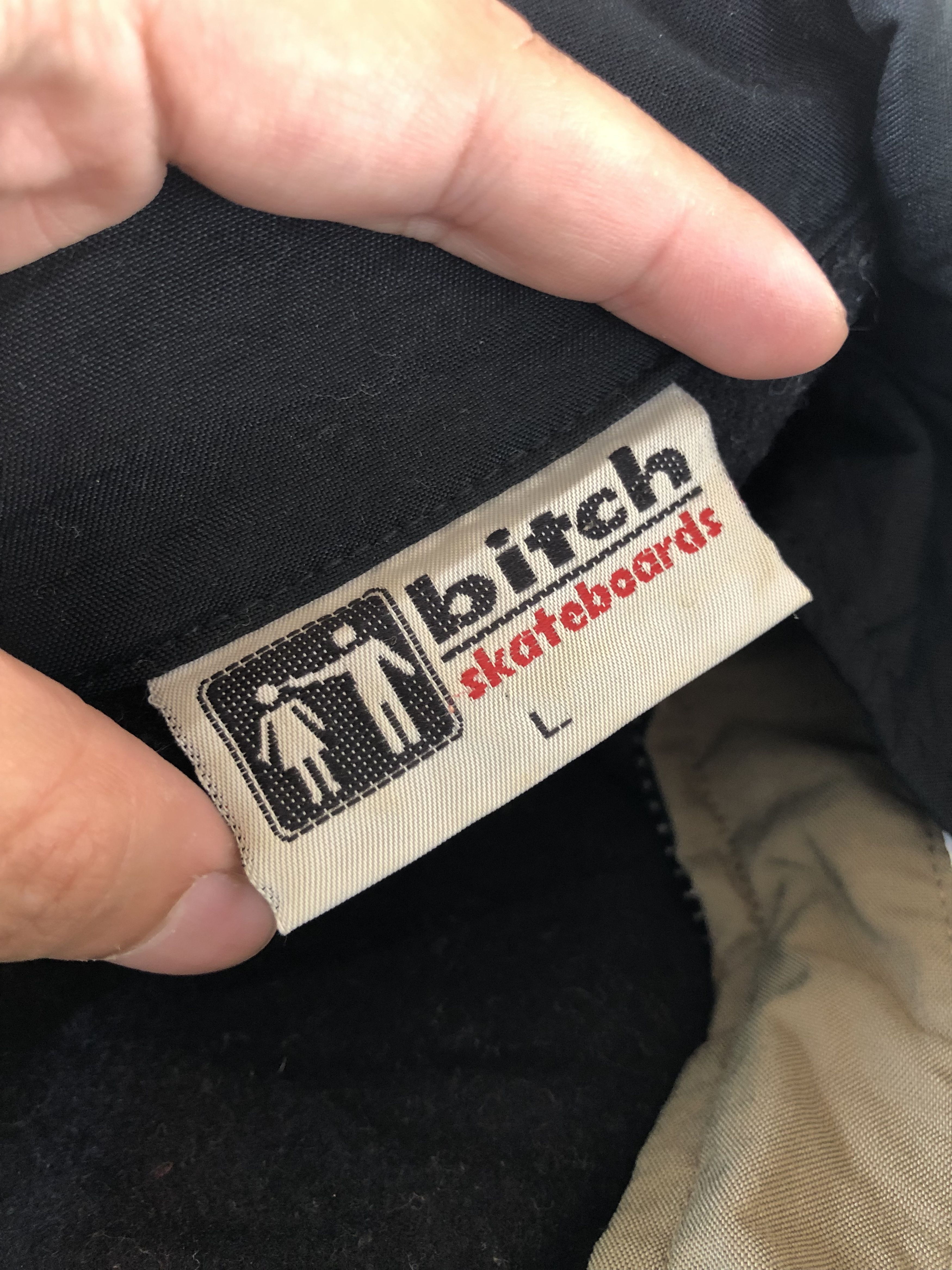 Vintage VINTAGE BITCH SKATEBOARDS OVERSIZED BAGGY JACKET Size US XL / EU 56 / 4 - 11 Thumbnail