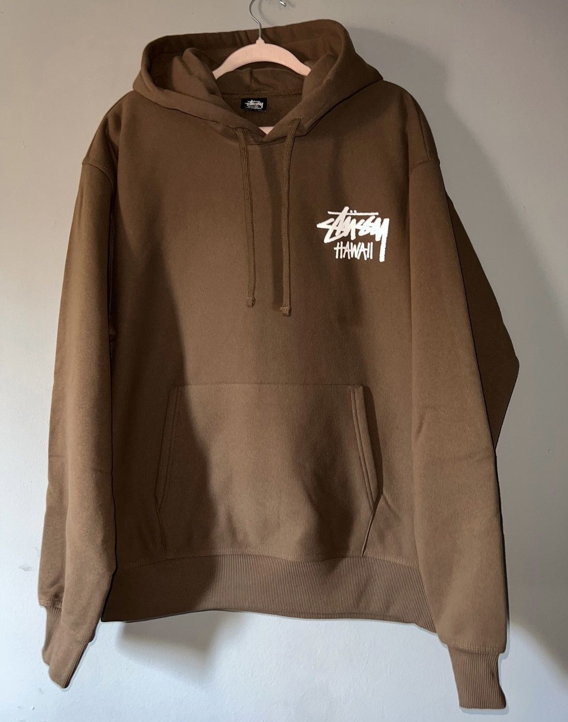 Stussy Hoodie S ブラウン Streetwear × Stussy Black Stussy New York Zip Up Hoodie and