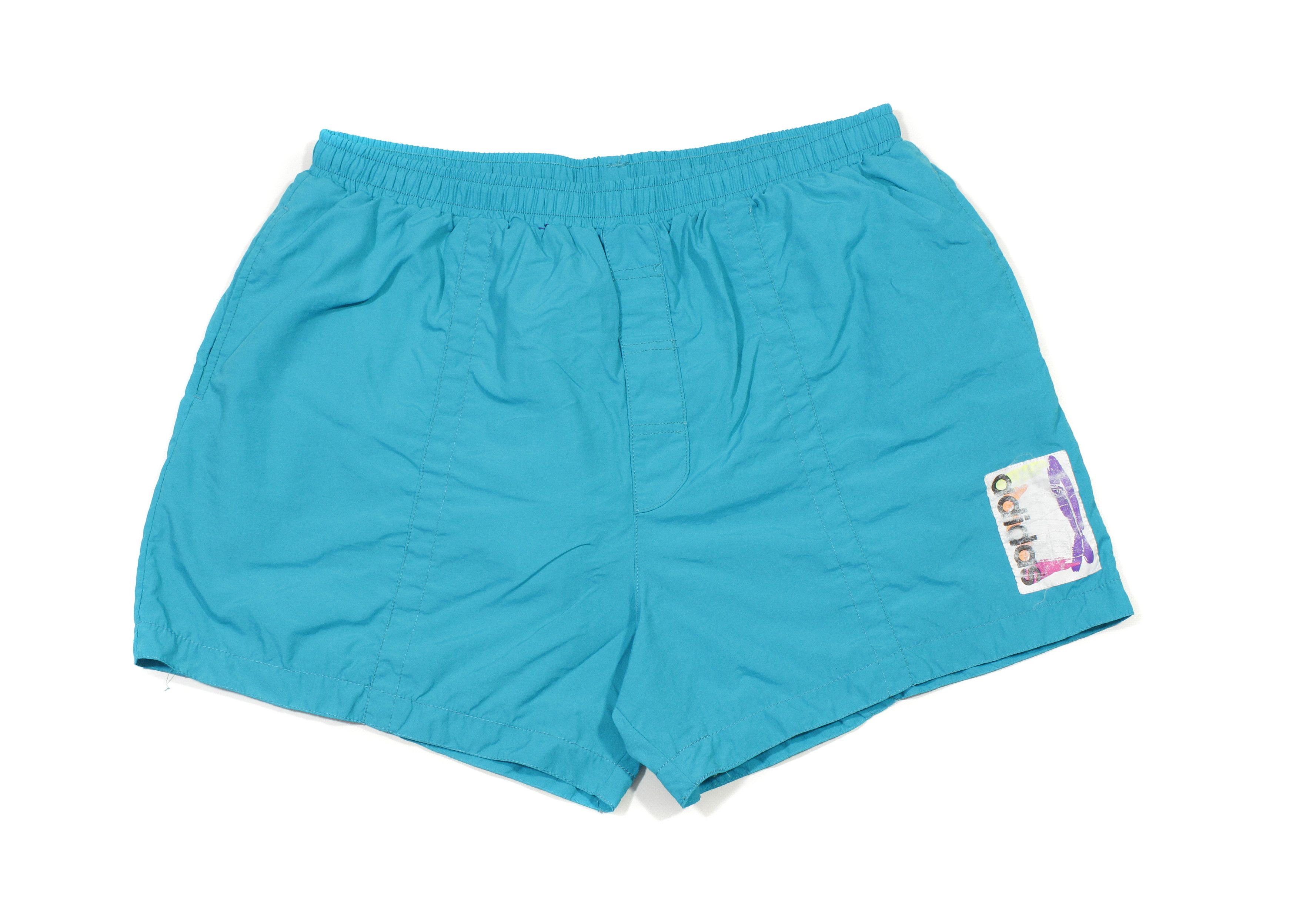 Adidas 90S Logo Nylon Swim Shorts XL Size Size US 36 / EU 52 - 1 Thumbnail