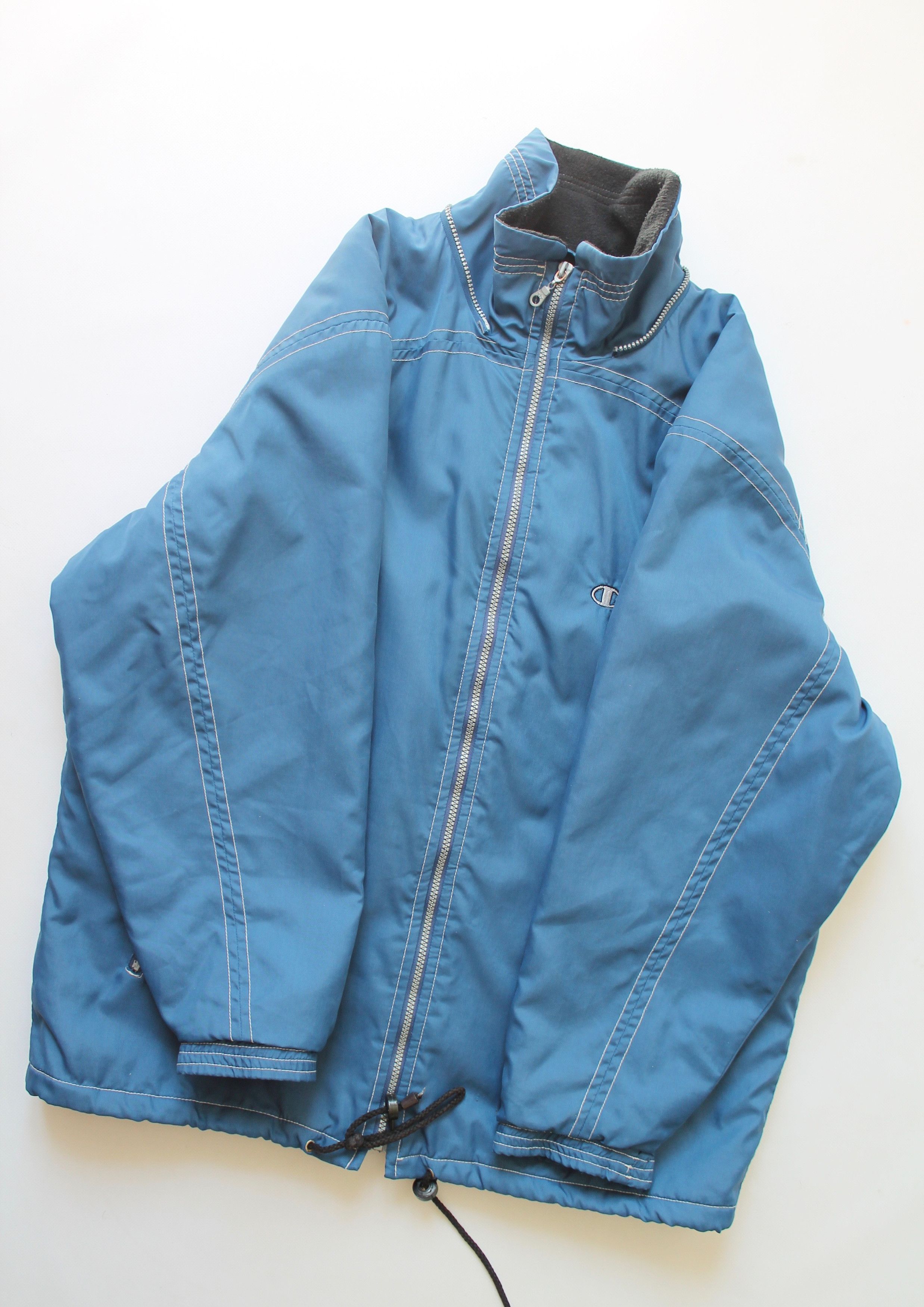 Champion Champion Vintage Hooded jacket M Blue Big Logo Size US M / EU 48-50 / 2 - 14 Thumbnail