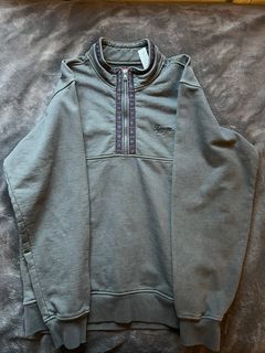 Supreme Overdyed Half Zip Sweatshirt | Grailed