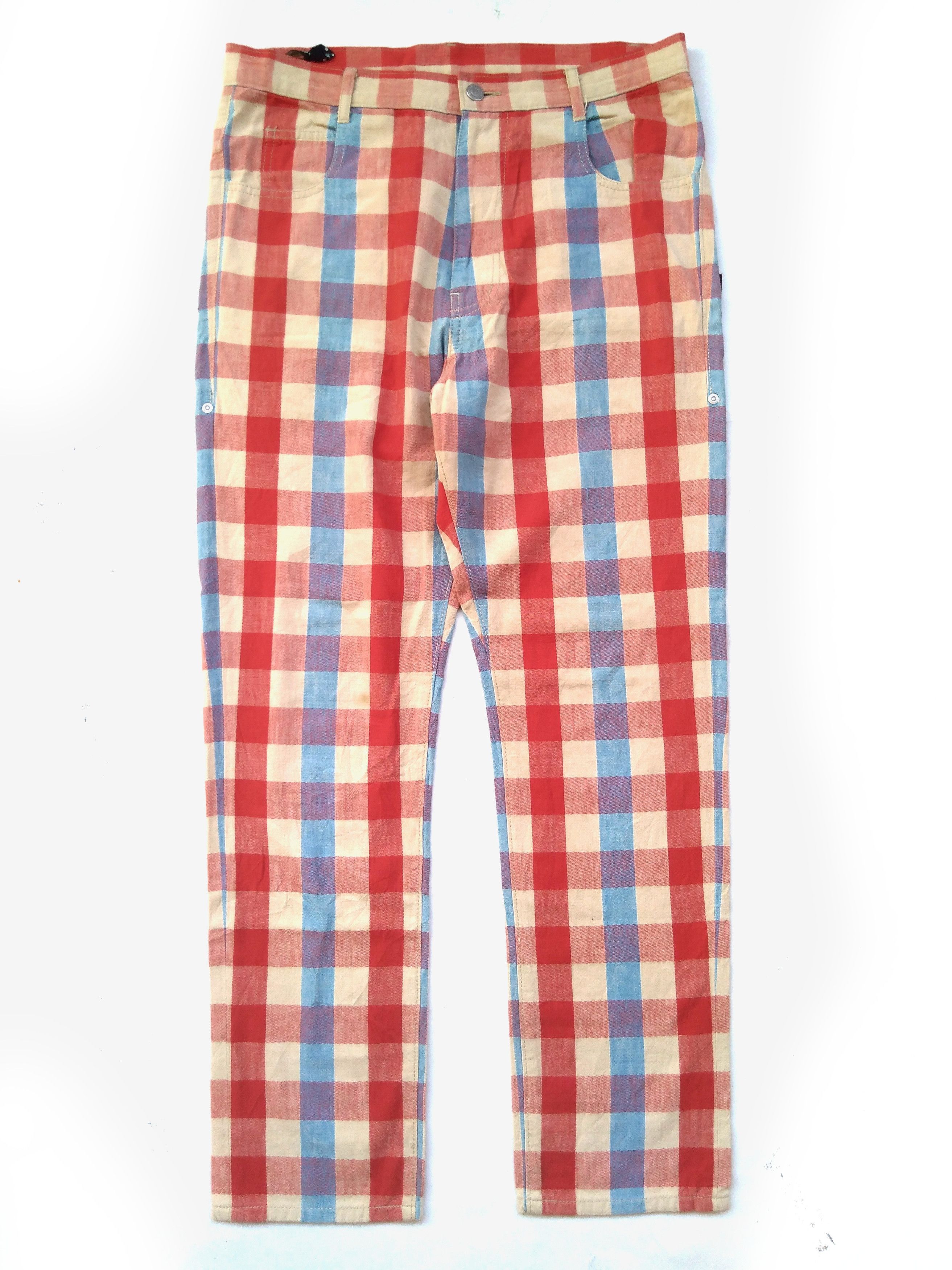 Issey Miyake × mercibeaucoup Mercibeaucoup colour full checked pant Size US 32 / EU 48 - 1 Thumbnail