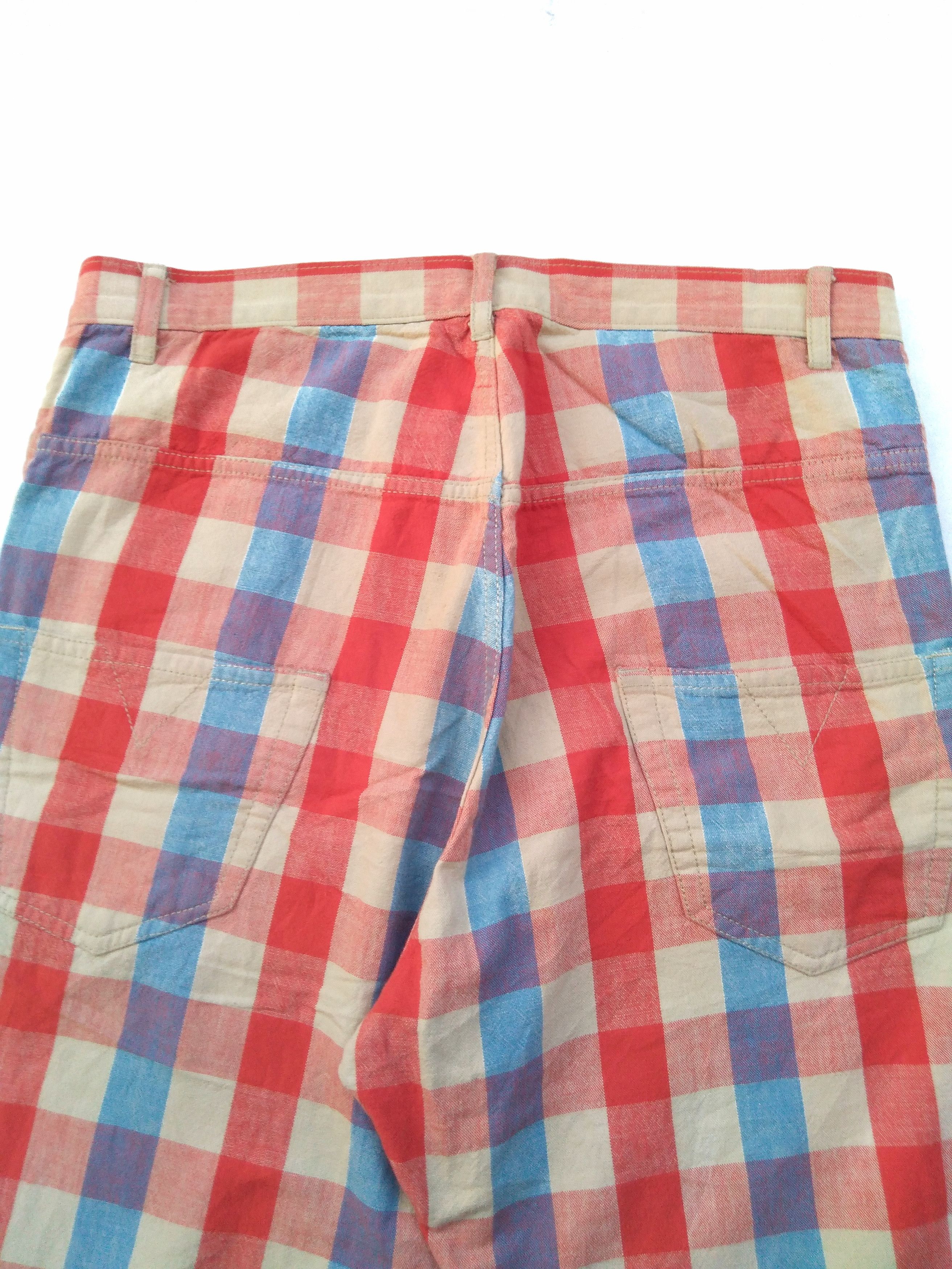 Issey Miyake × mercibeaucoup Mercibeaucoup colour full checked pant Size US 32 / EU 48 - 3 Thumbnail