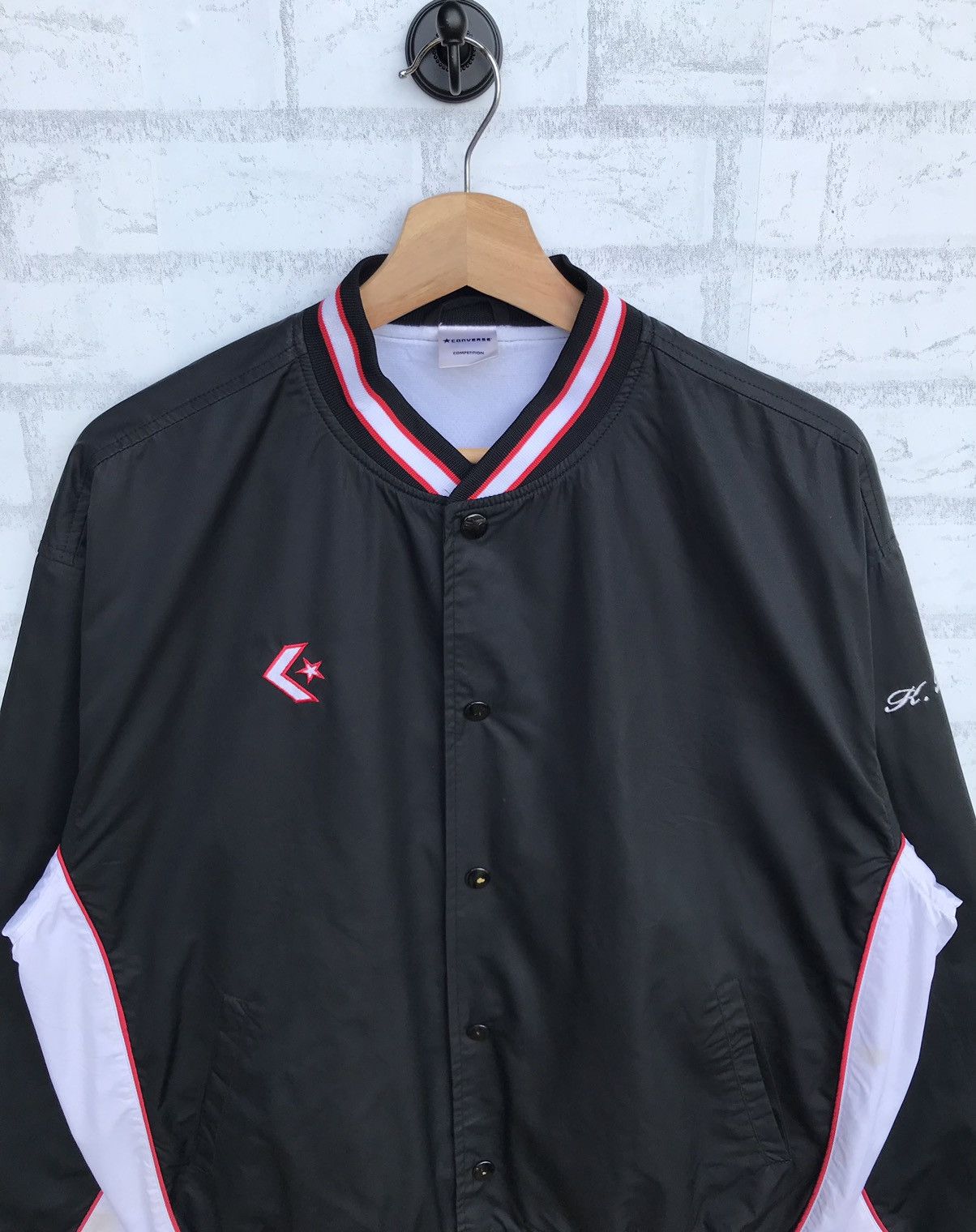 Converse × Vintage Vintage Converse Varsity Jacket Size US L / EU 52-54 / 3 - 6 Thumbnail