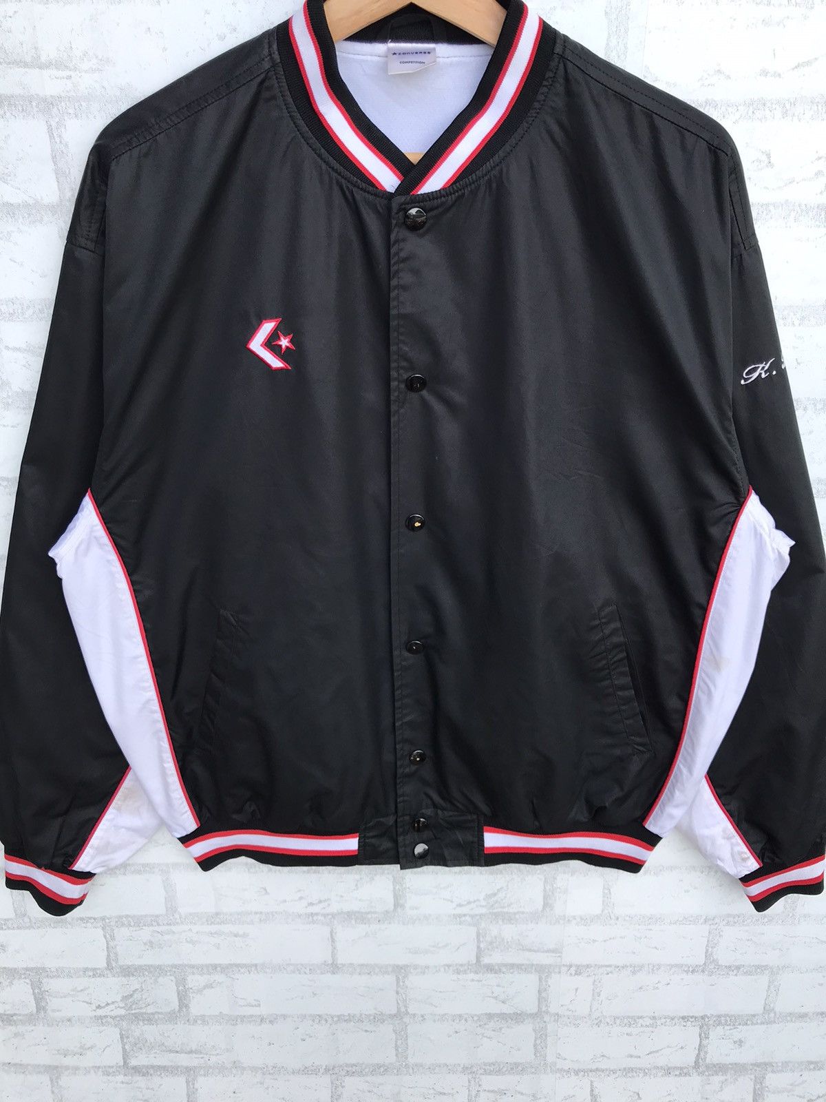 Converse × Vintage Vintage Converse Varsity Jacket Size US L / EU 52-54 / 3 - 7 Thumbnail
