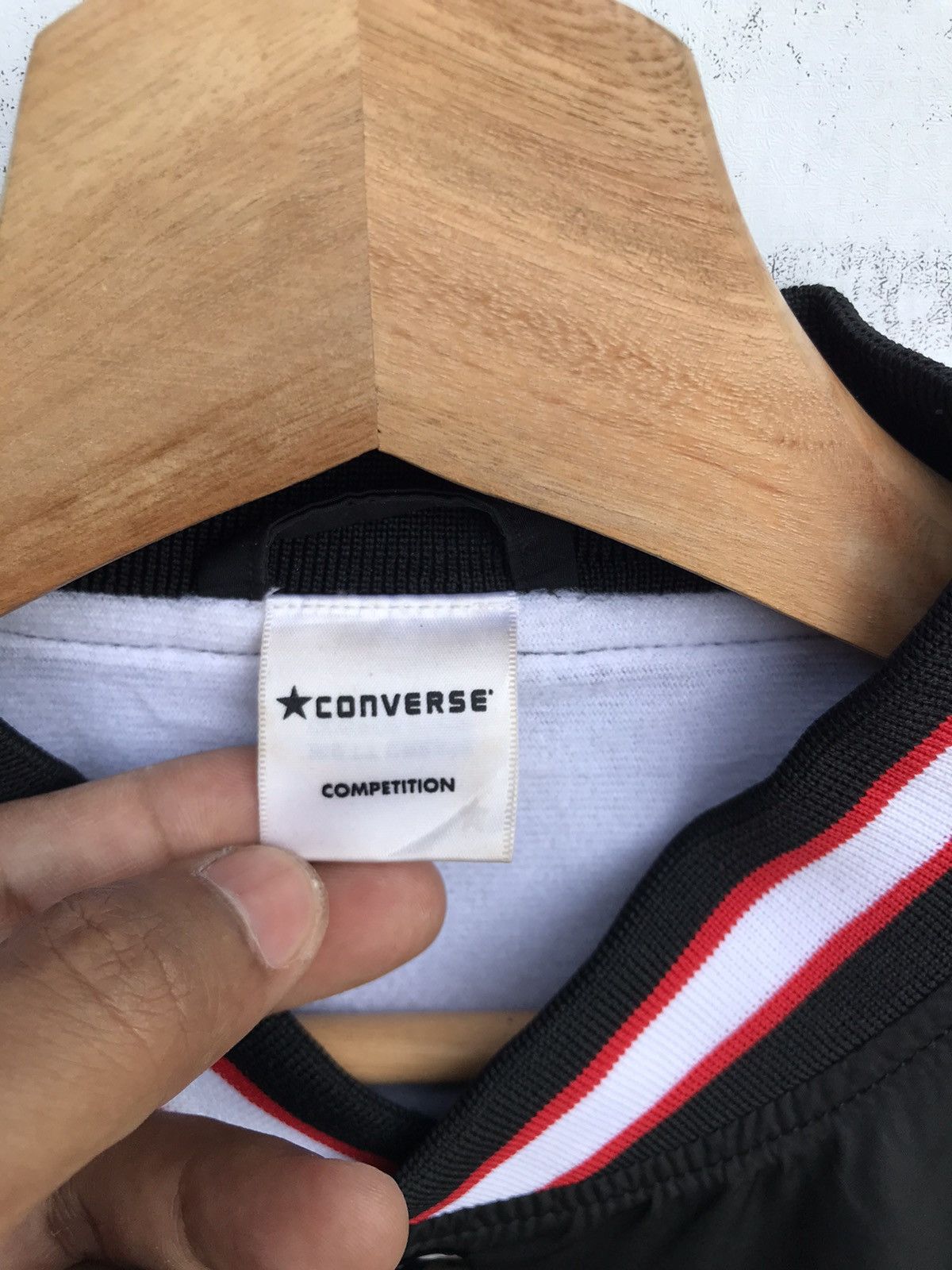 Converse × Vintage Vintage Converse Varsity Jacket Size US L / EU 52-54 / 3 - 3 Thumbnail