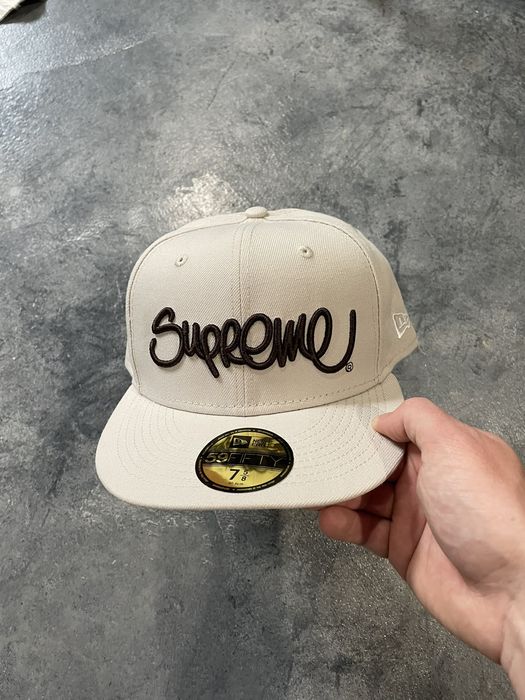 supreme handstyle newera-