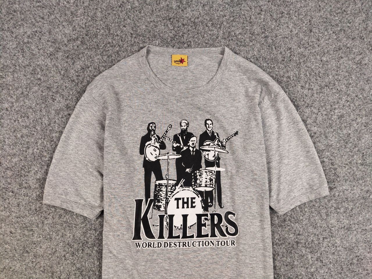 Band Tees Vintage 90s The Killers World Destruction Tour Logo T shirt Size US L / EU 52-54 / 3 - 6 Thumbnail