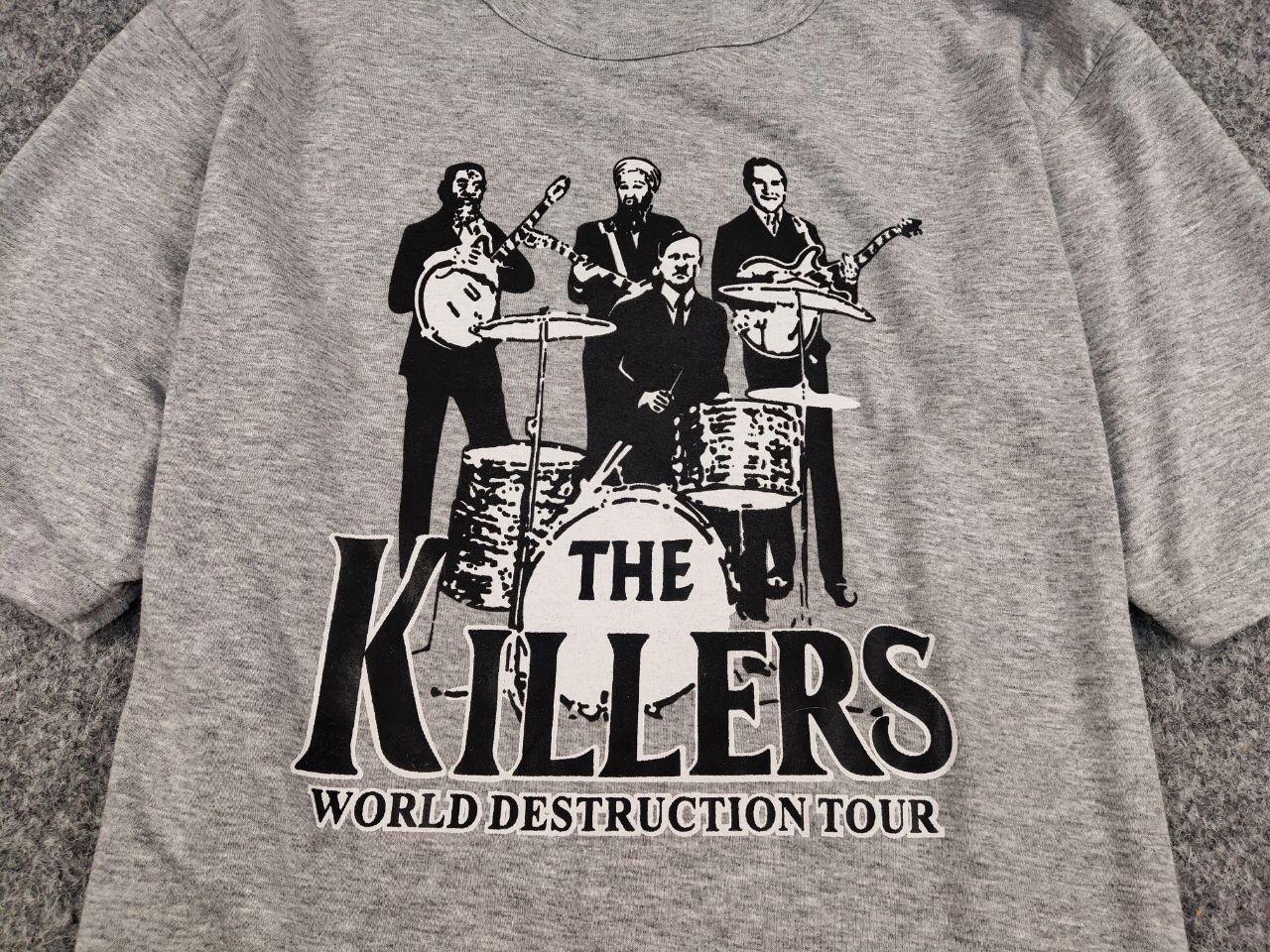 Band Tees Vintage 90s The Killers World Destruction Tour Logo T shirt Size US L / EU 52-54 / 3 - 8 Thumbnail