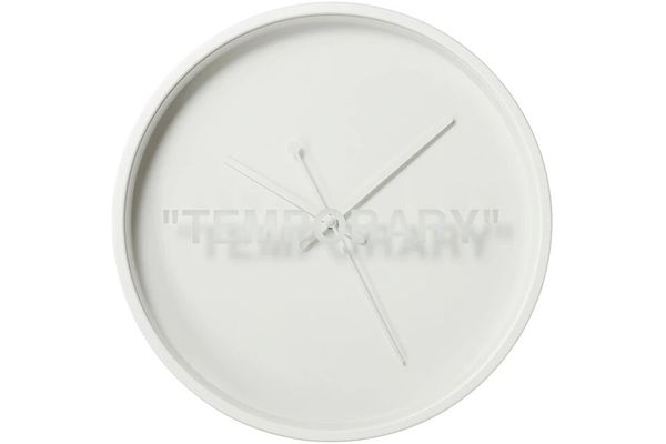 Just Received Ikea x Virgil Abloh Wall Clock Markerad 