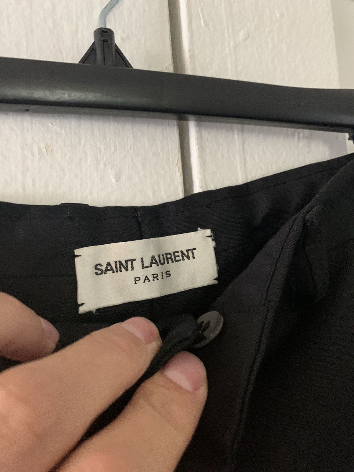 Saint Laurent Paris 1/1 Fw13 sample hedi slacks Size US 30 / EU 46 - 3 Thumbnail