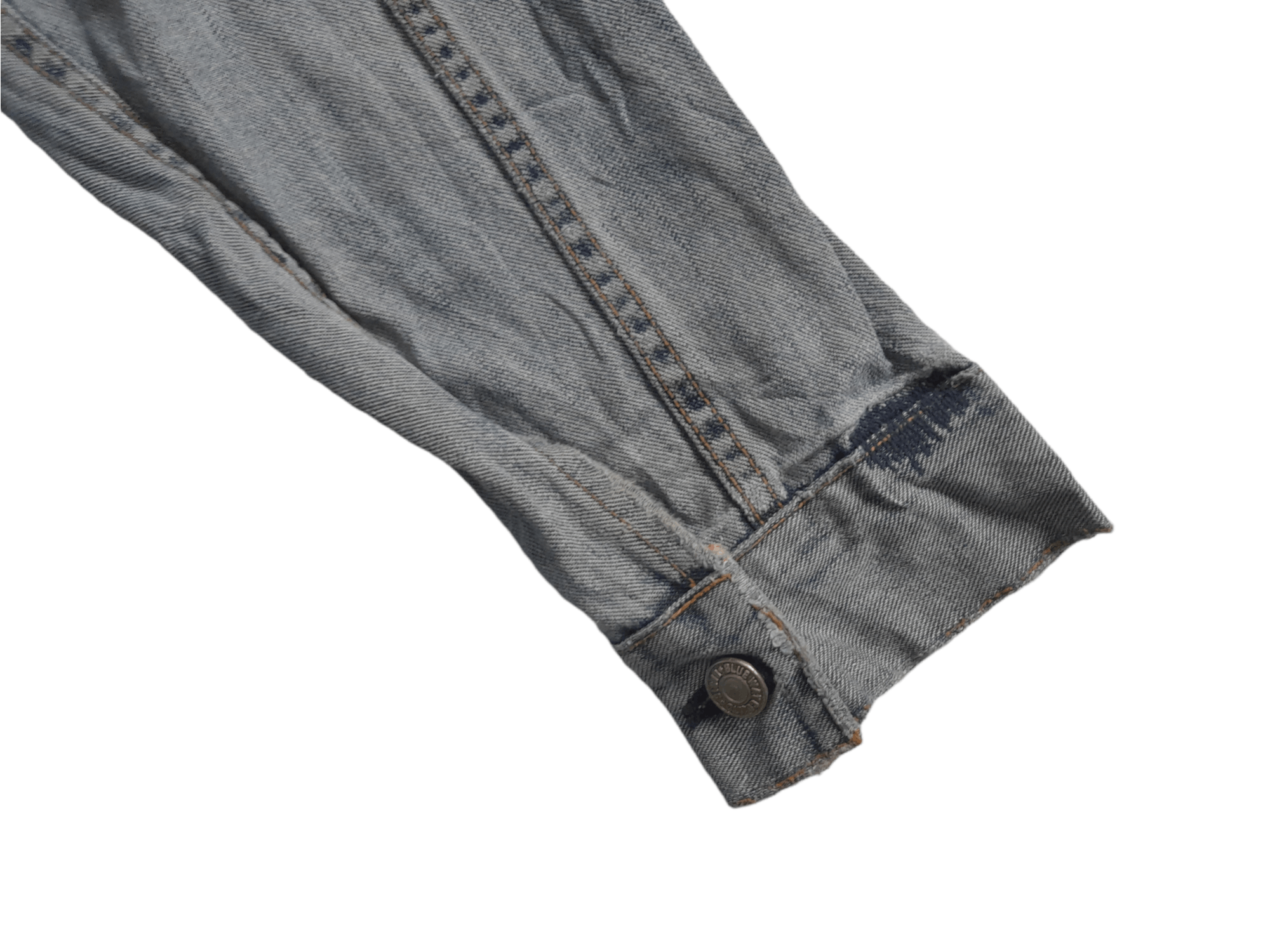Japanese Brand 90s Bue Way Japan Single Pocket Selvedge Denim Jacket (E80) Size US M / EU 48-50 / 2 - 4 Thumbnail