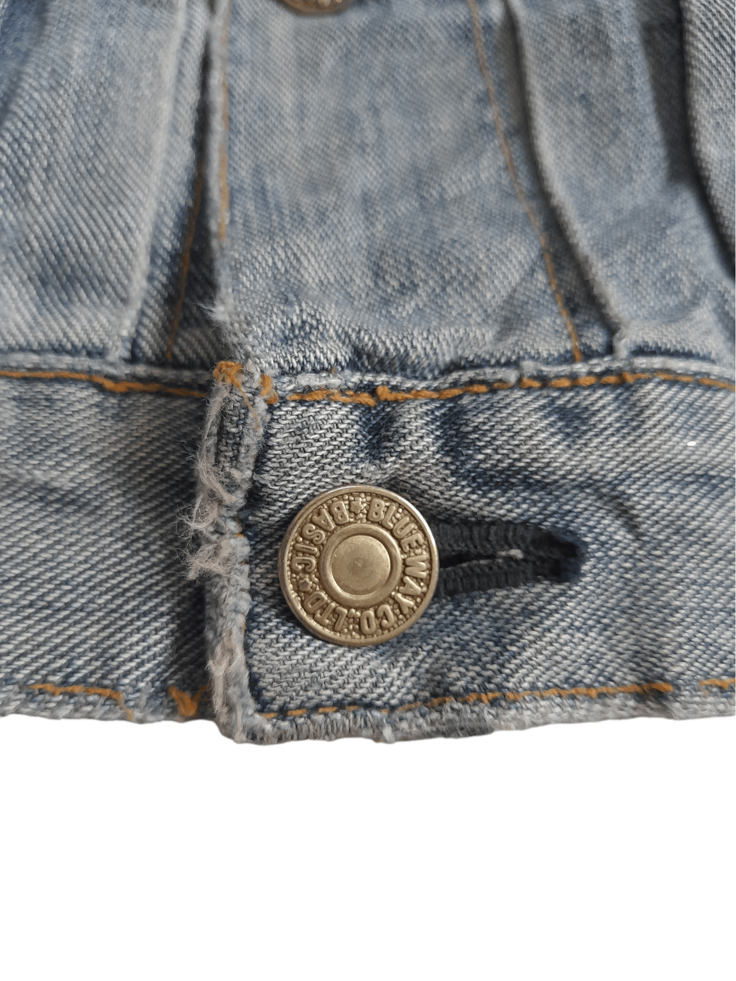 Japanese Brand 90s Bue Way Japan Single Pocket Selvedge Denim Jacket (E80) Size US M / EU 48-50 / 2 - 6 Thumbnail