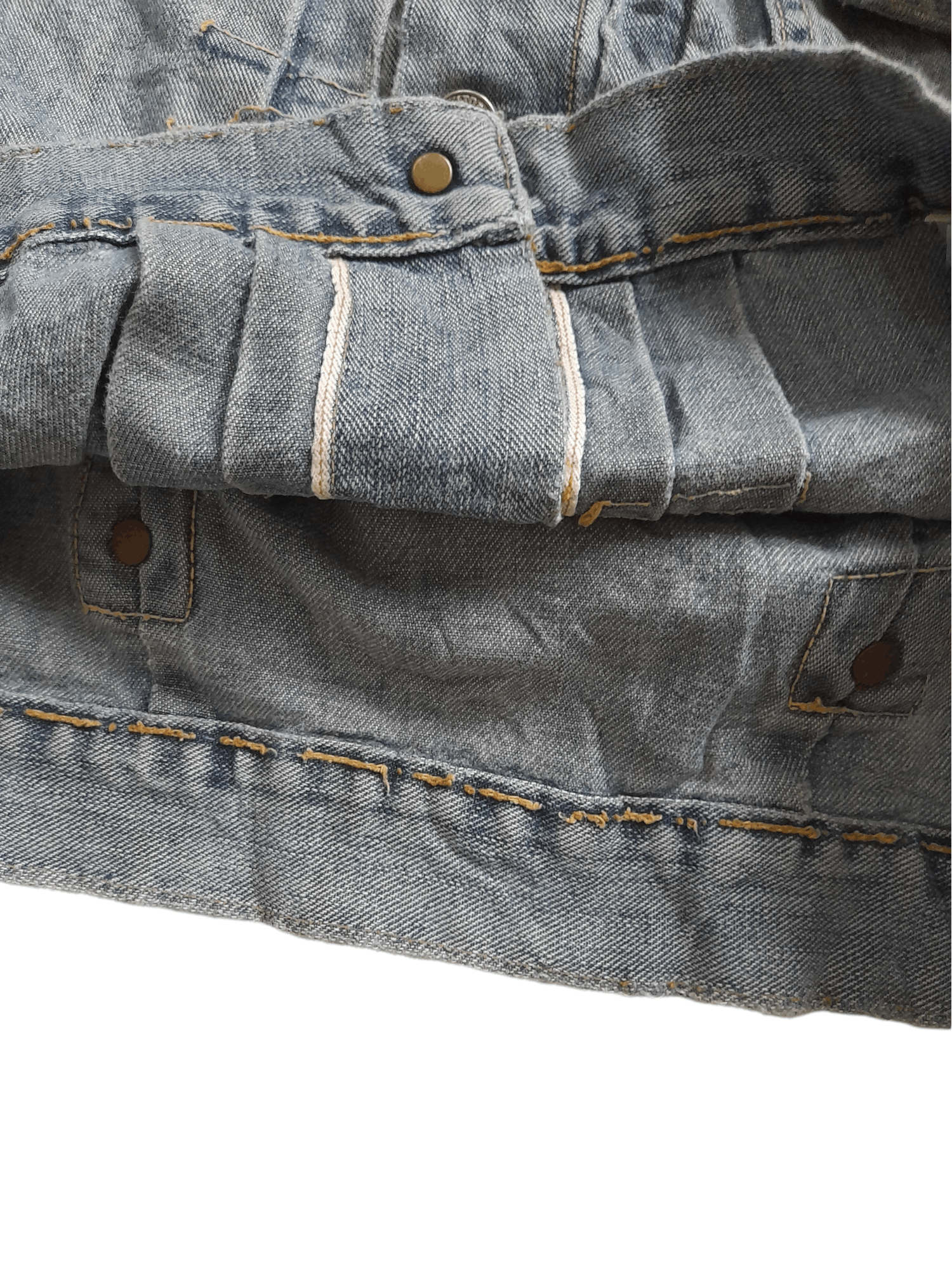 Japanese Brand 90s Bue Way Japan Single Pocket Selvedge Denim Jacket (E80) Size US M / EU 48-50 / 2 - 10 Thumbnail