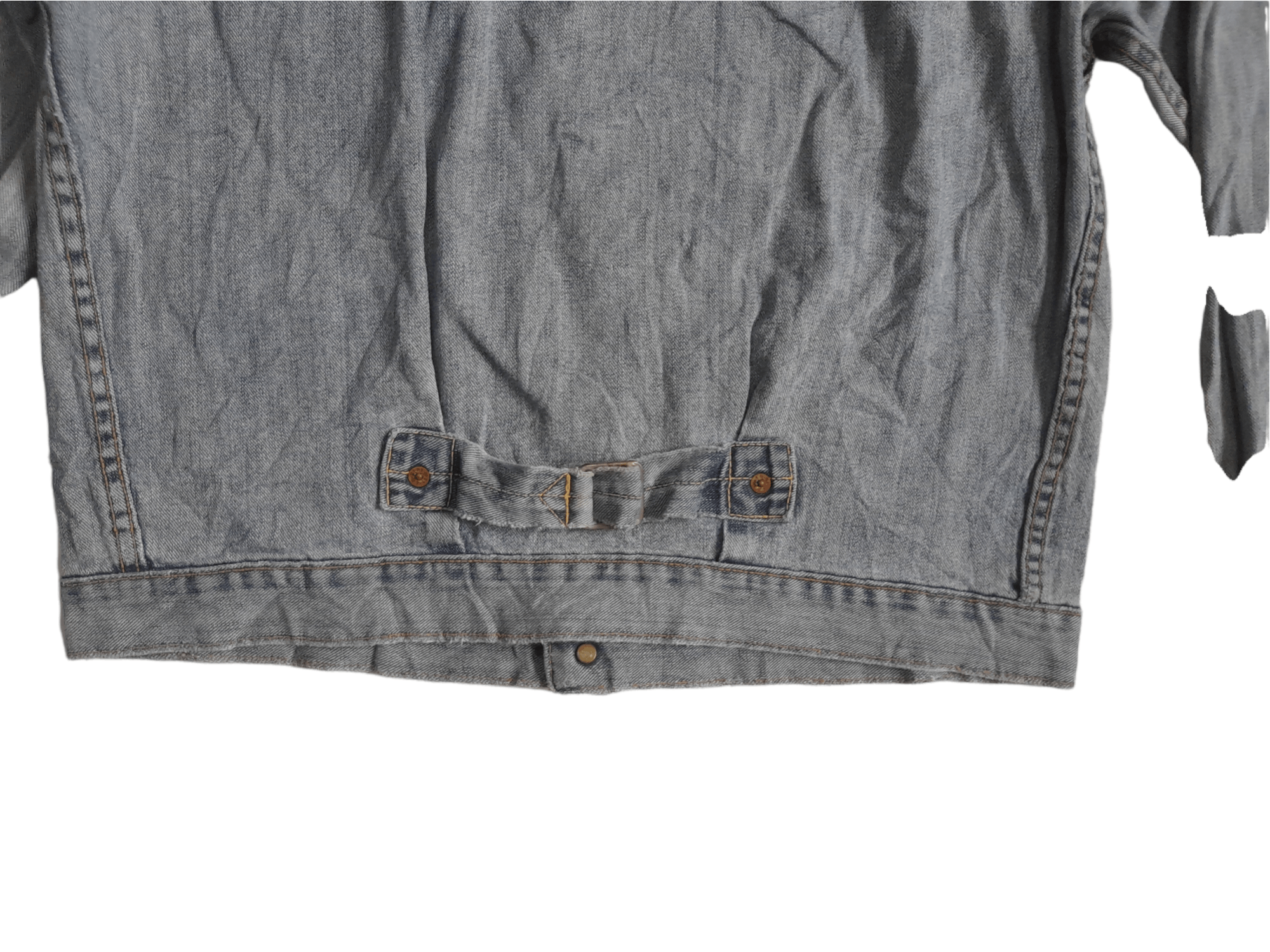 Japanese Brand 90s Bue Way Japan Single Pocket Selvedge Denim Jacket (E80) Size US M / EU 48-50 / 2 - 9 Thumbnail