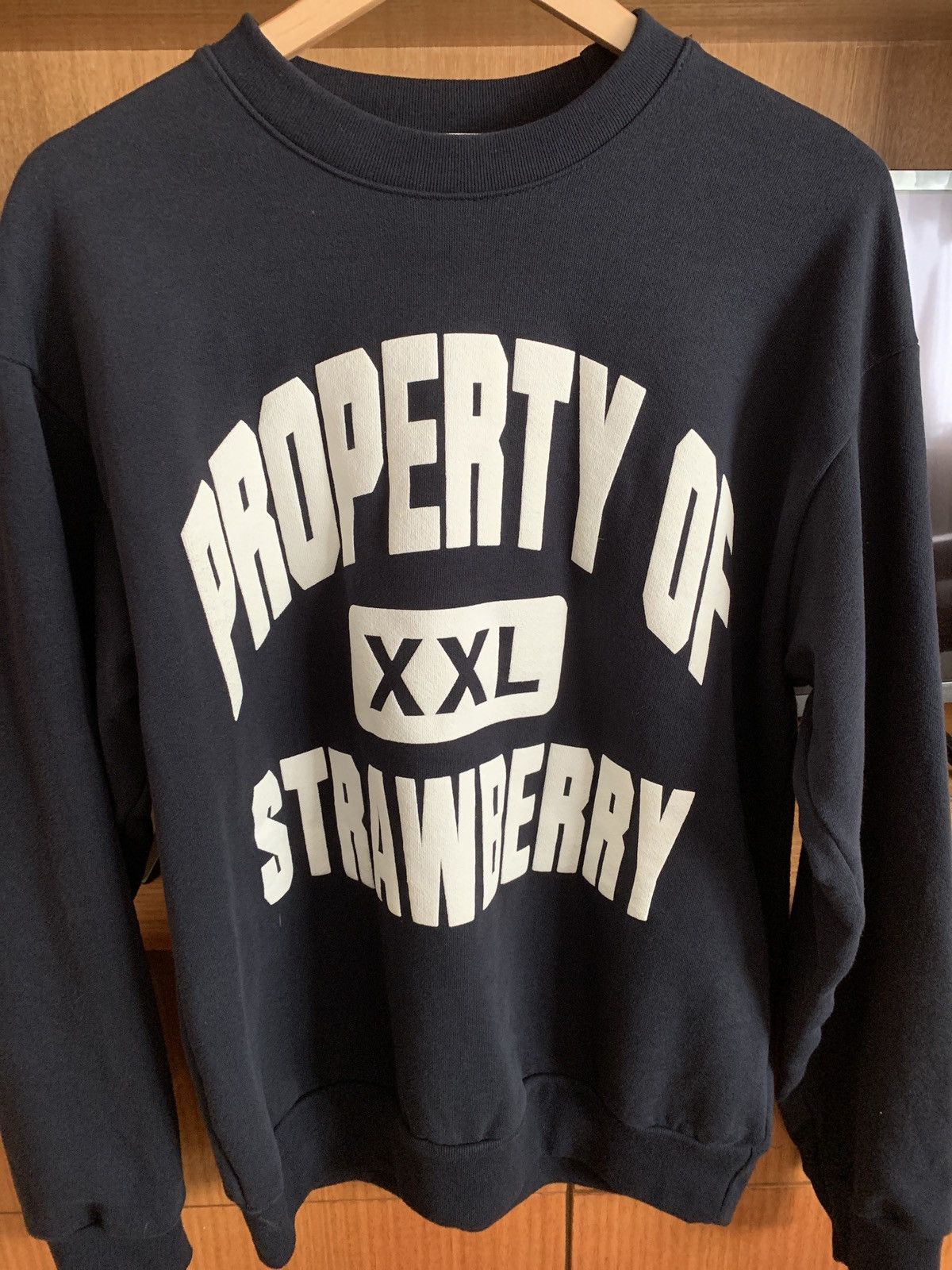 image of Strawberry Kai Trinity Sweatshirt Size Medium in Navy, Men's