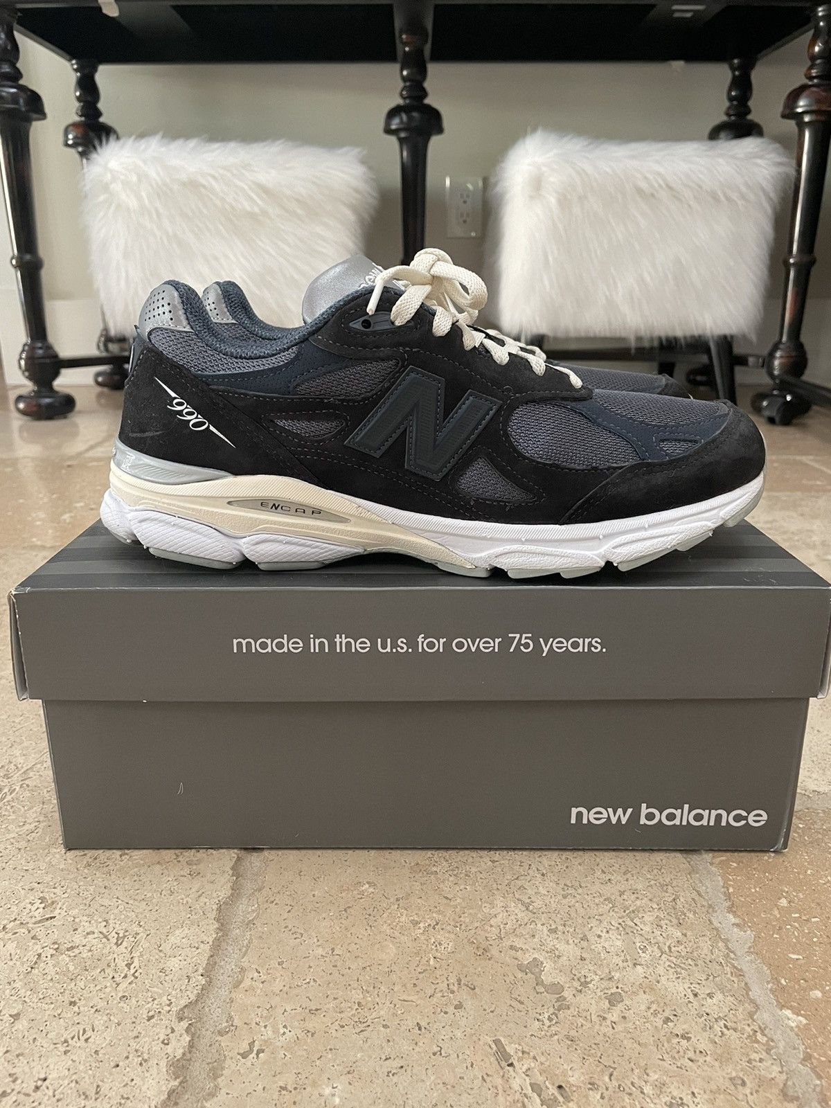 New Balance New Balance 990v3 Kith Ronnie Fieg Genesis | Grailed