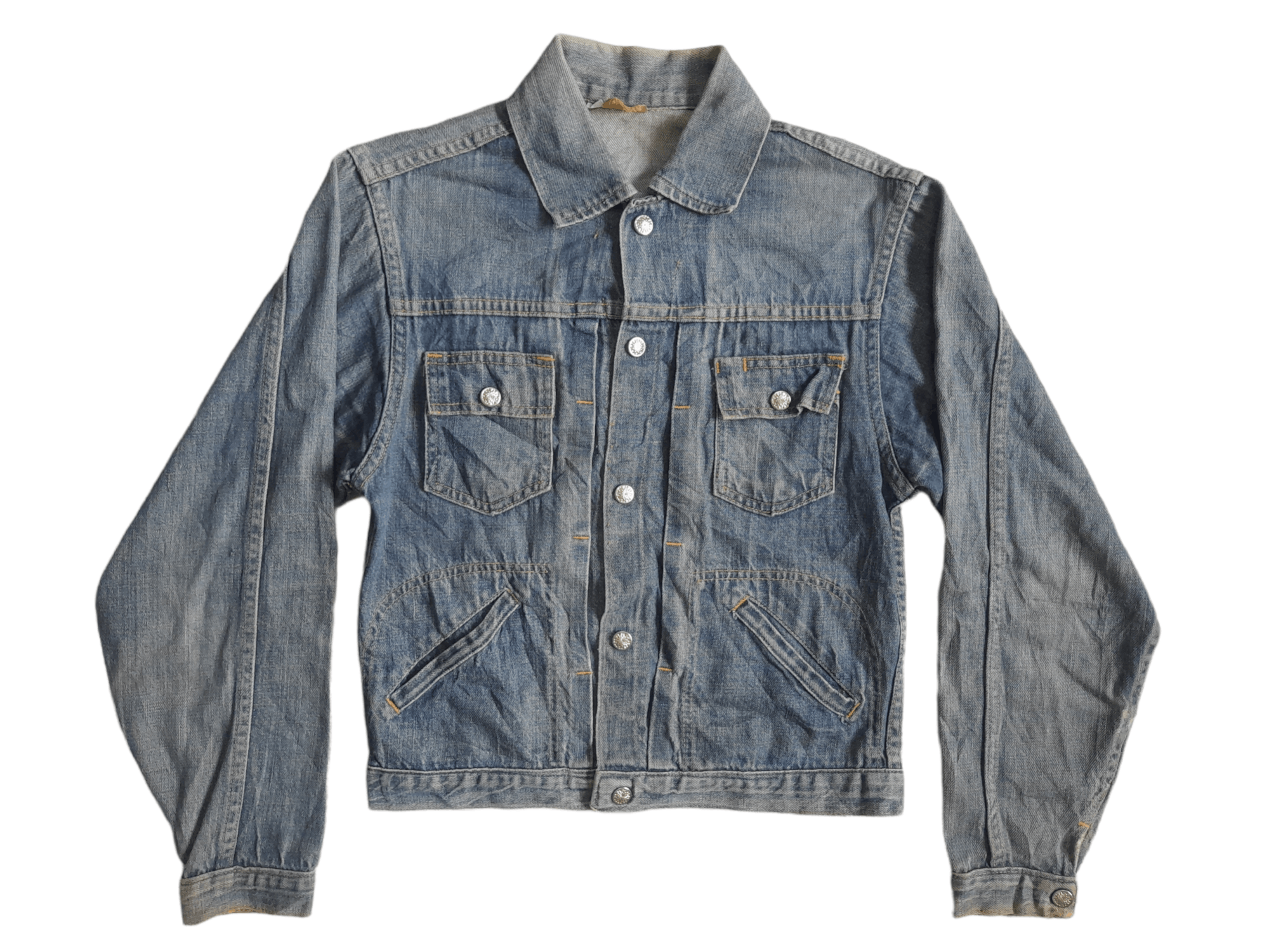 JCPenney × Vintage 70s J.C Penney Ranchcraft Selvedge Denim Jacket (E84) Size US S / EU 44-46 / 1 - 1 Thumbnail