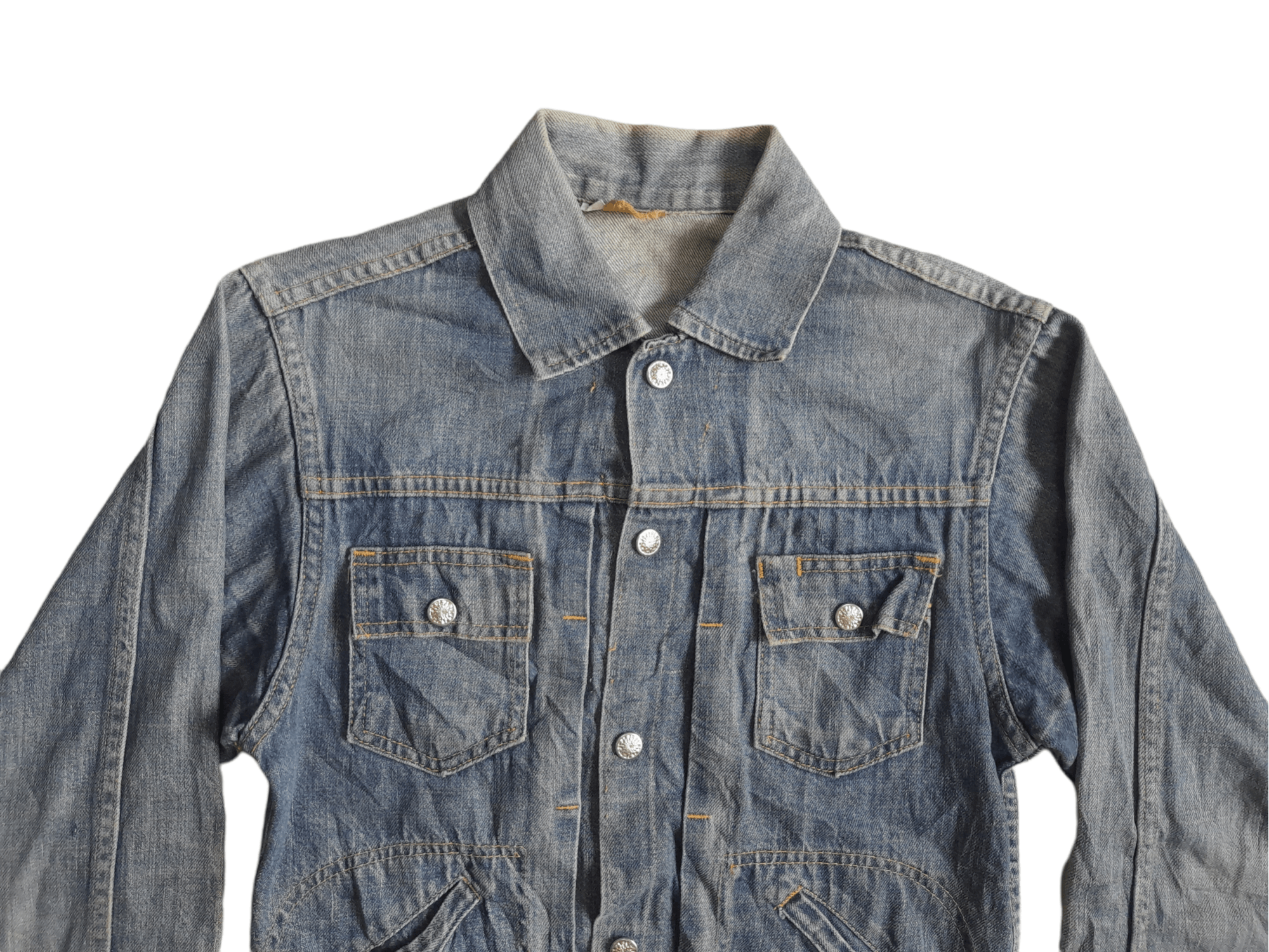 JCPenney × Vintage 70s J.C Penney Ranchcraft Selvedge Denim Jacket (E84) Size US S / EU 44-46 / 1 - 2 Thumbnail