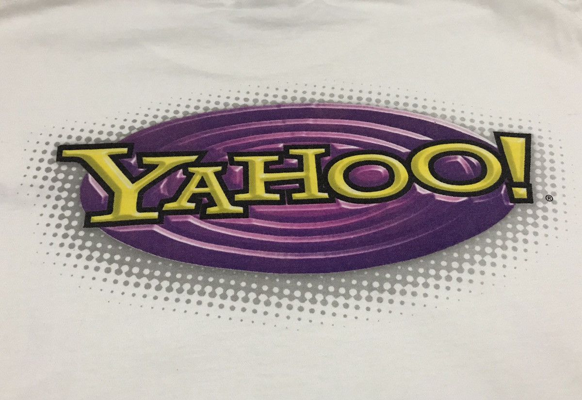 Jerzees × Other × Vintage Vintage Yahoo Tshirt Size US XL / EU 56 / 4 - 2 Thumbnail