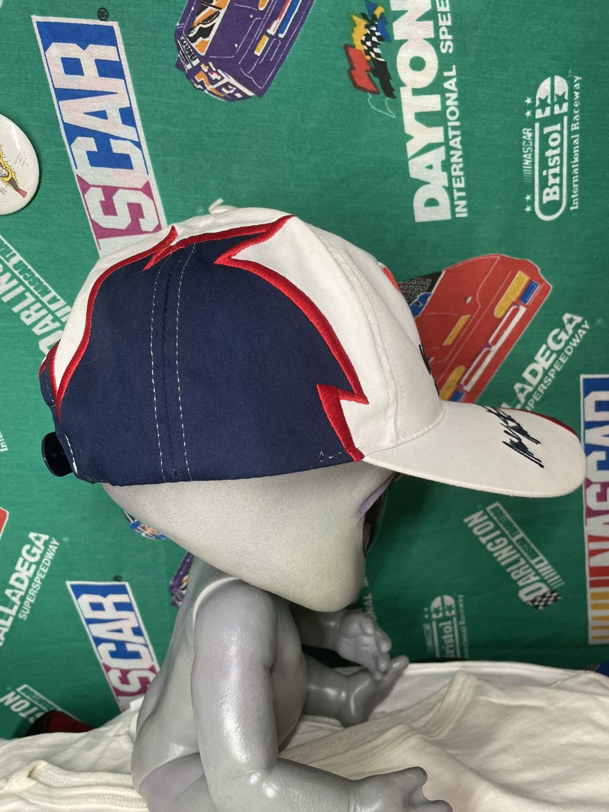 NASCAR Y2K Vintage Mark Martin Valvoline Snapback Hat NASCAR racing Size ONE SIZE - 5 Thumbnail